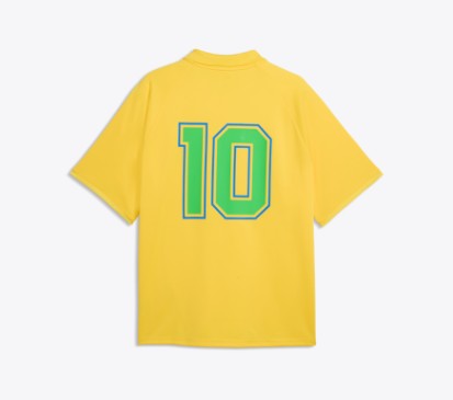MENS PUMA KING FANPACK JERSEY BRAZIL (PELÉ YELLOW-PUMA GREEN-PUMA BLAC