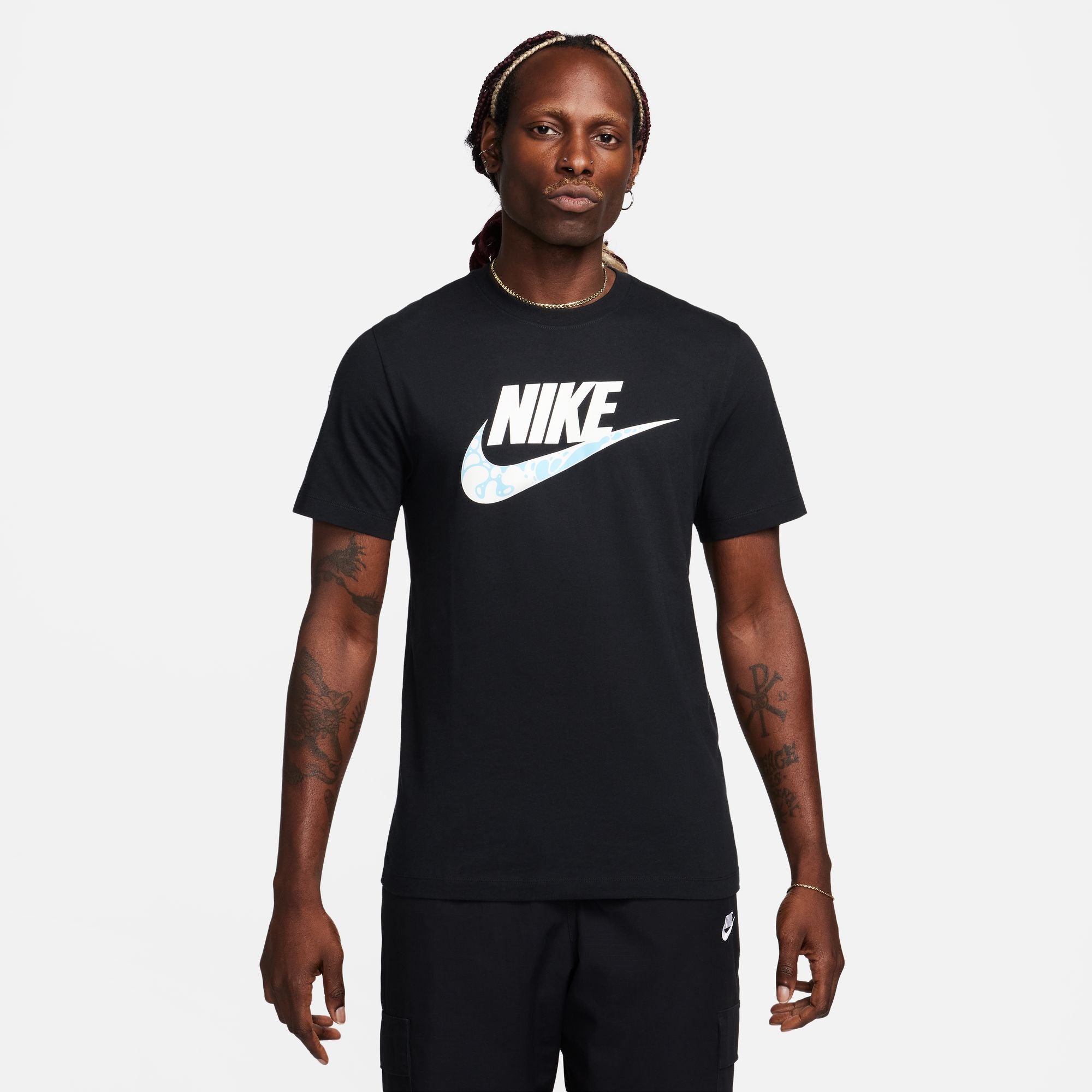 MENS NIKE SPORTSWEAR 12MO FUTURA T-SHIRT (BLACK)