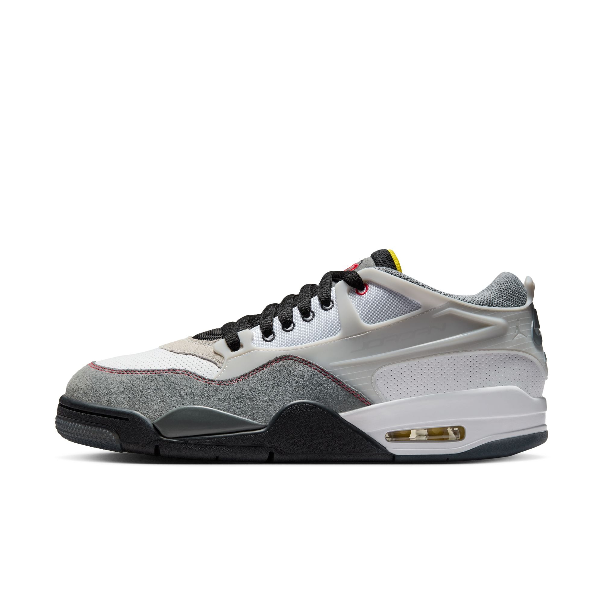 MENS AIR JORDAN 4 RM PRM (WHITE/FIRE RED/BLACK/SMOKE GREY)