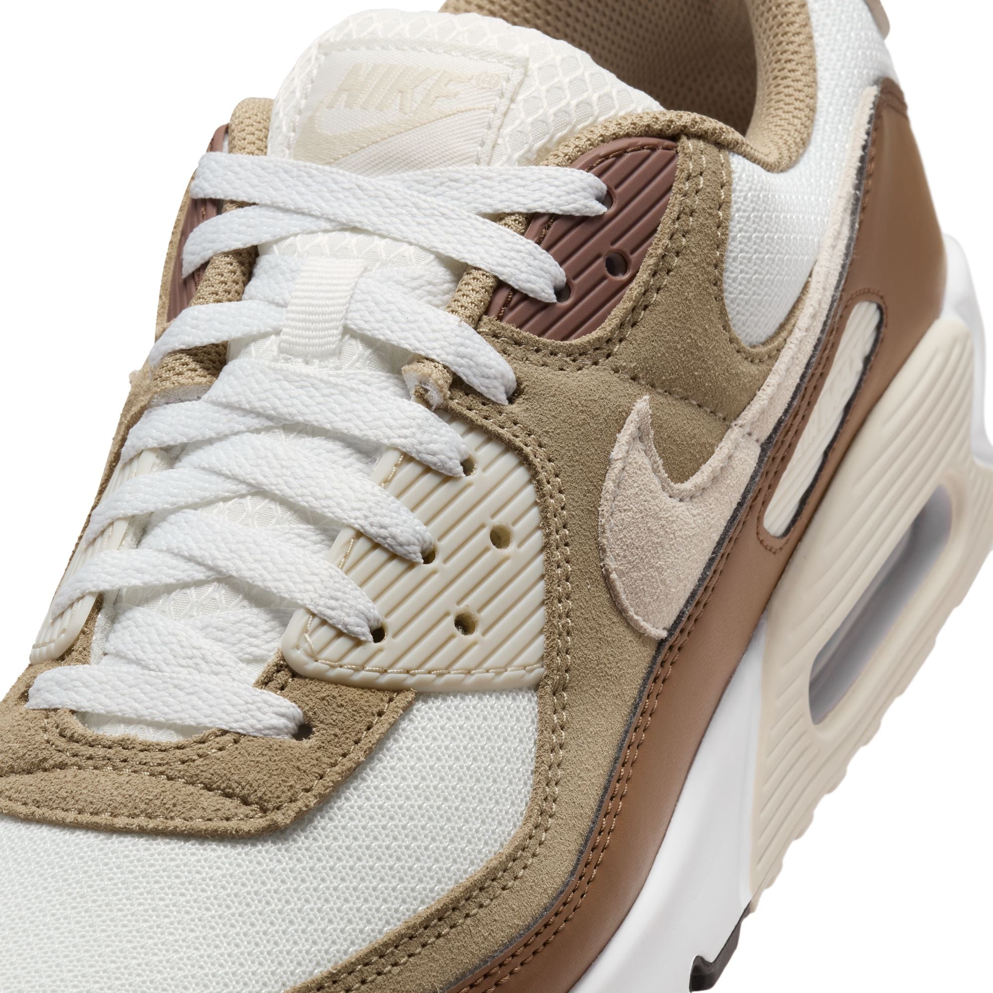 MENS NIKE AIR MAX 90 (SUMMIT WHITE/BLACK/KHAKI)