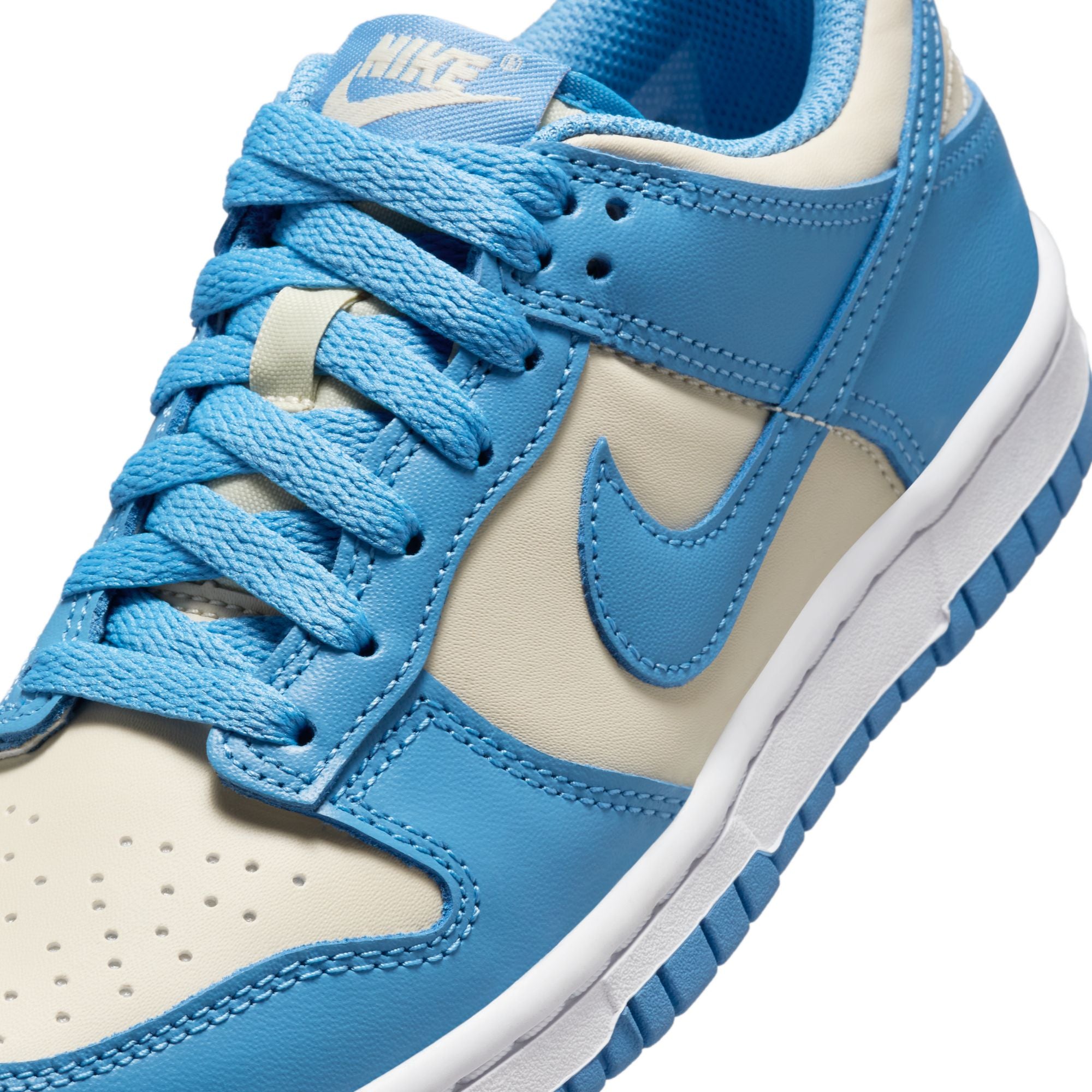 KIDS NIKE DUNK LOW GS (BLUE BEYOND/BEACH/WHITE)