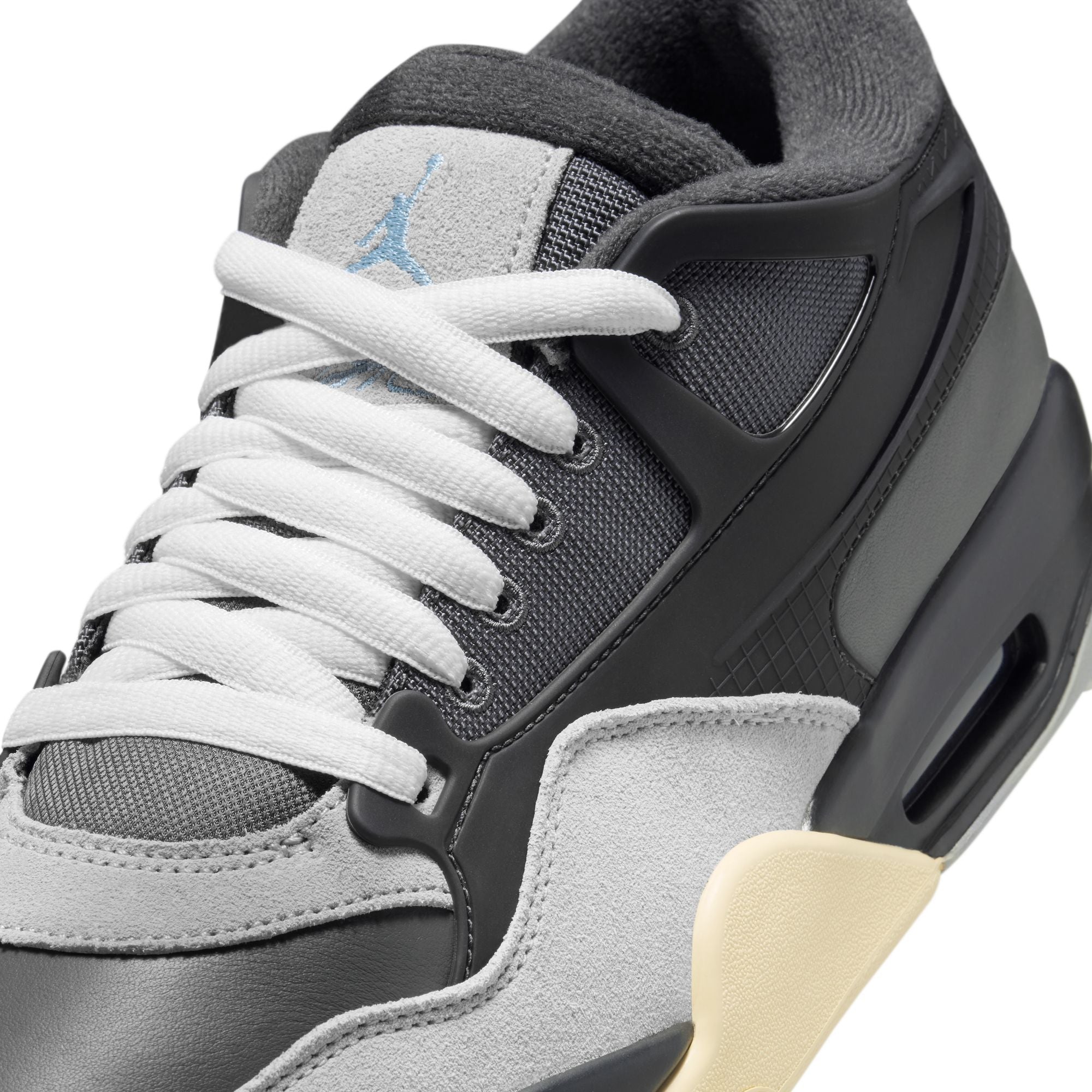 MENS AIR JORDAN 4 RM (IRON GREY/CHAMBRAY/OFF NOIR)