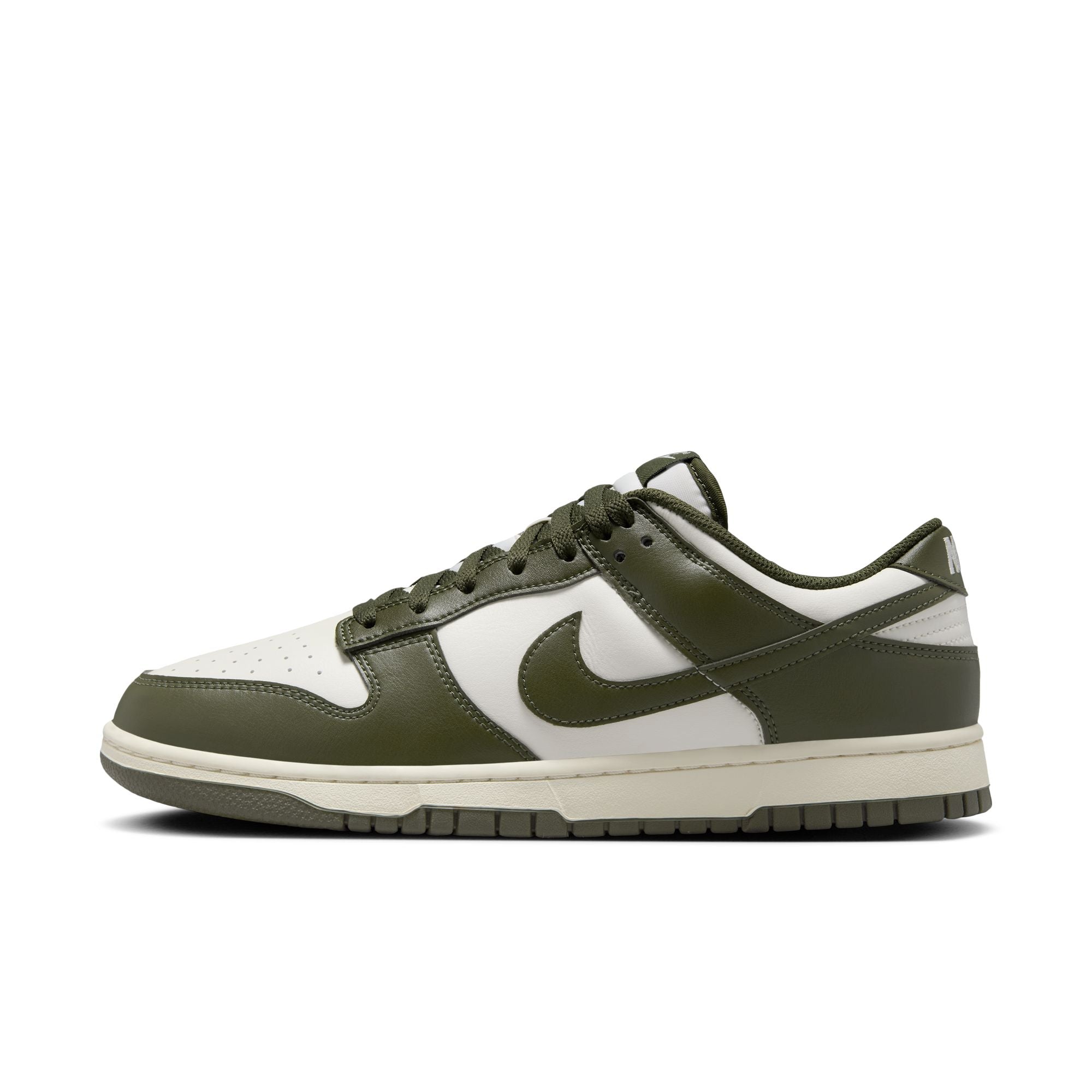 MENS NIKE DUNK LOW RETRO (PALE IVORY/CARGO KHAKI)