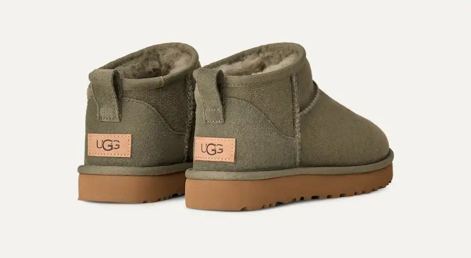 WOMENS UGG CLASSIC ULTRA MINI (MOSS GREEN/AMPHORA)