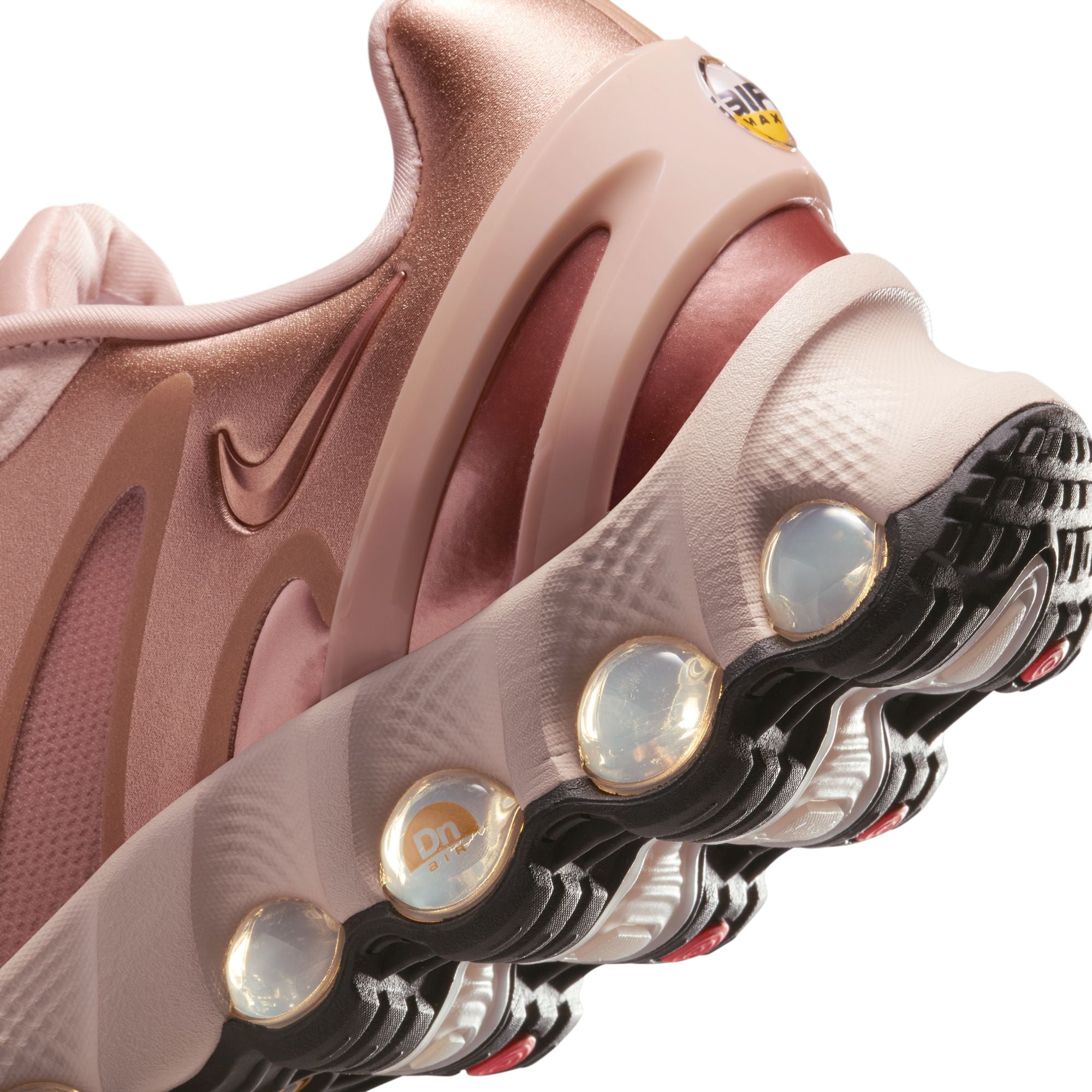 WOMENS NIKE AIR MAX DN8 (MTLC RED BRONZE/BLACK/PARTICLE BEIGE)