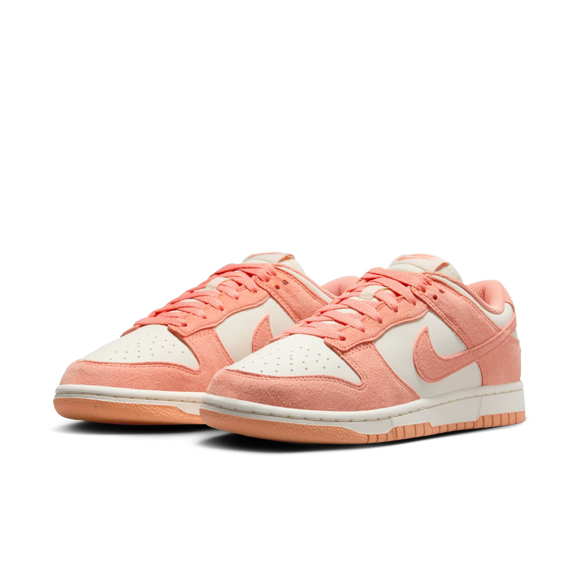 WOMENS NIKE DUNK LOW NEXT NATURE (SOFT PEARL/APRICOT AGATE/WHITE)