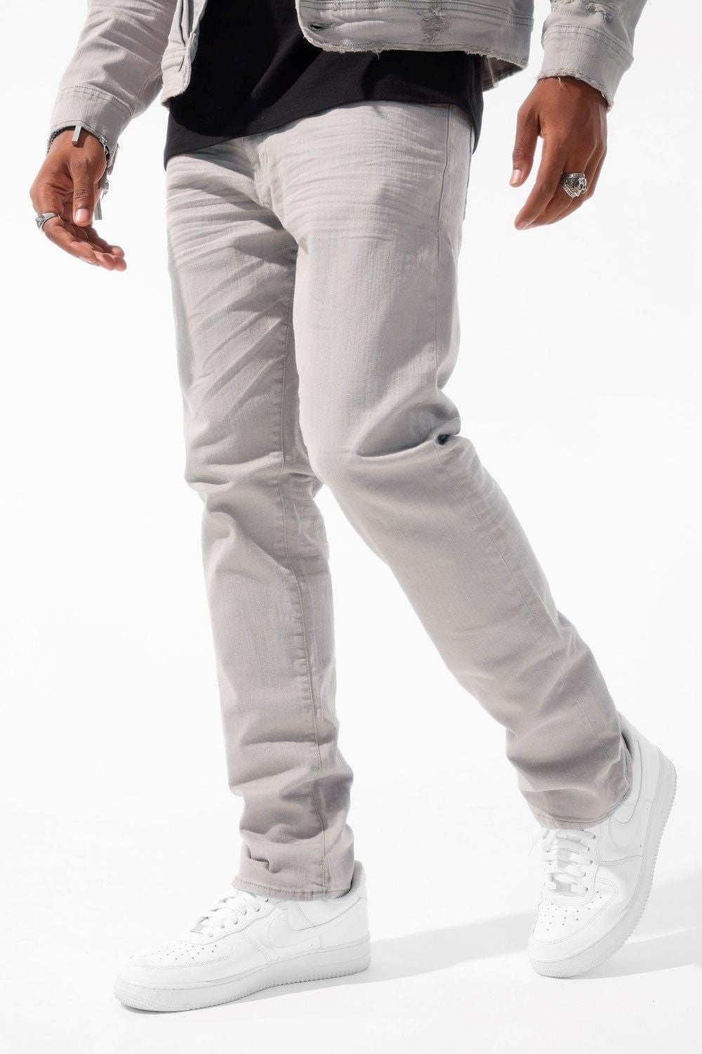 MENS JORDAN CRAIG PURE TRIBECA TWILL PANT (LIGHT GREY)