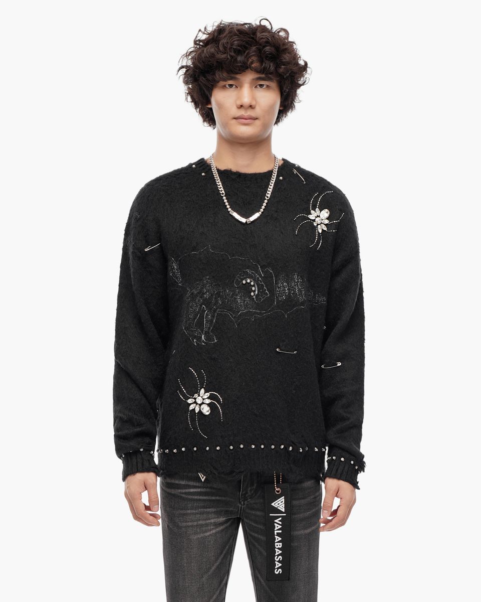 MENS VALABASAS CREEPIN LS SHIRT (BLACK)