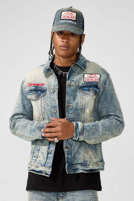 MENS JORDAN CRAIG LOCAL DEALER TRUCKER JACKET (DESERT)