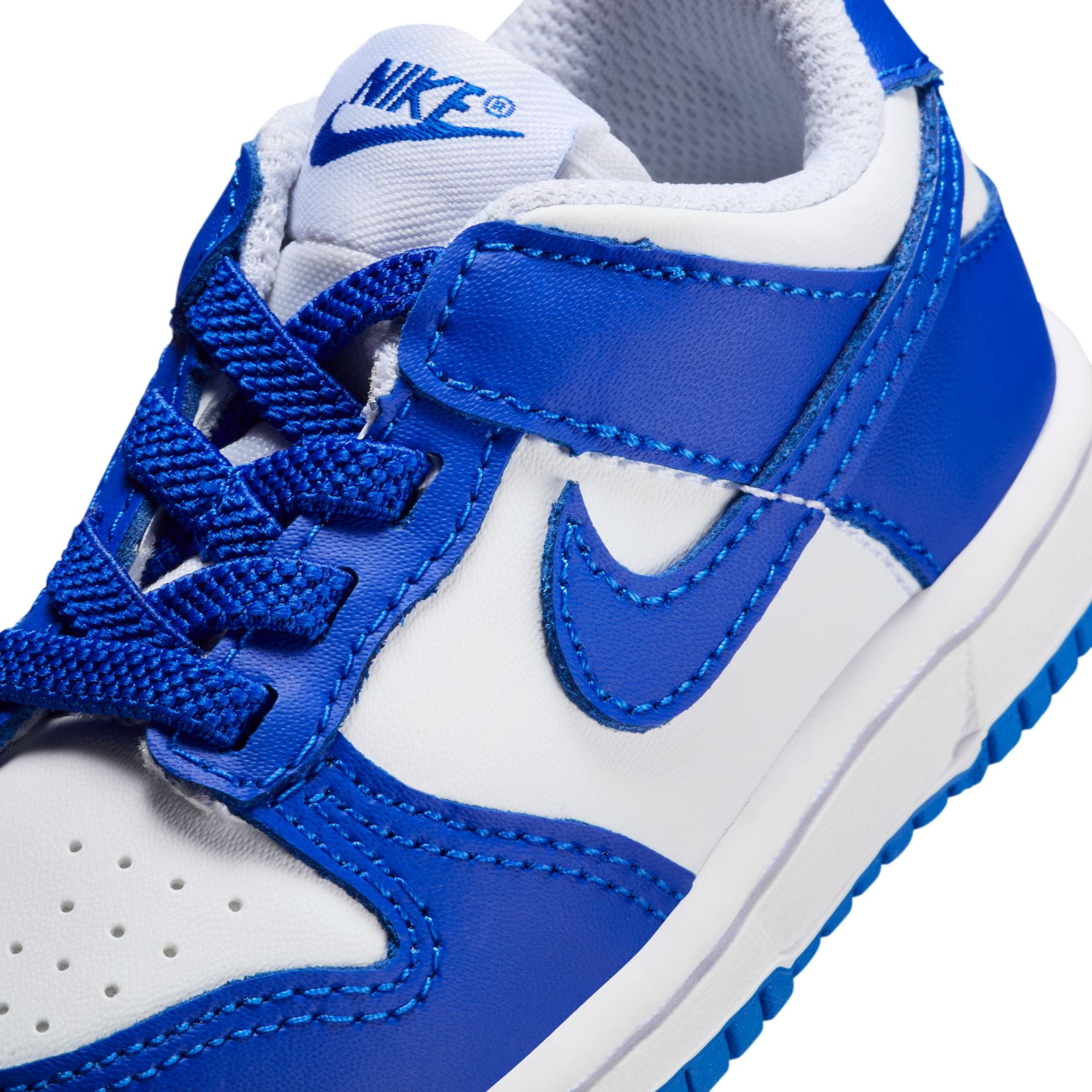KIDS NIKE DUNK LOW TD (WHITE/HYPER ROYAL)