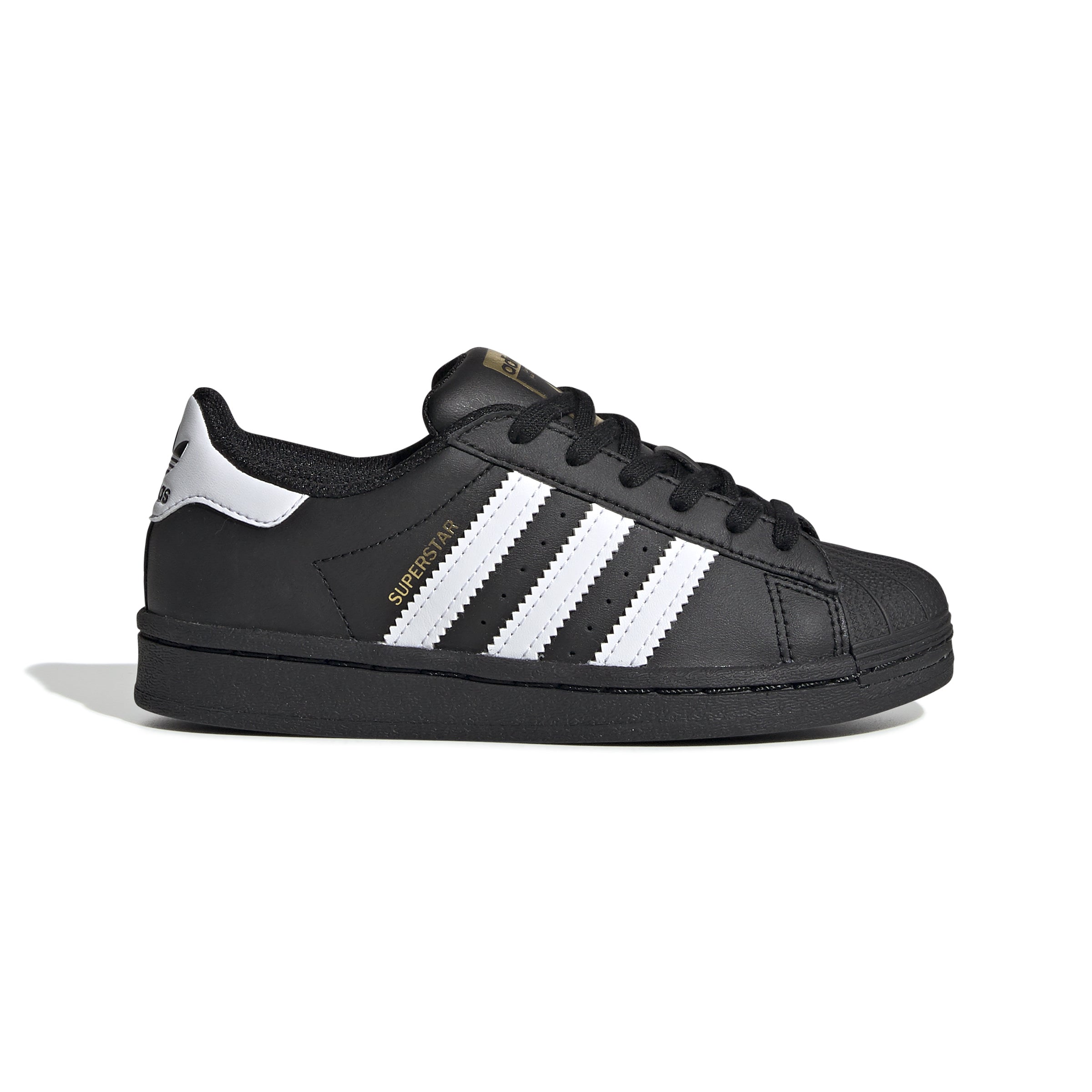 Little Kids ADIDAS SUPERSTAR PS (BLACK/WHITE)