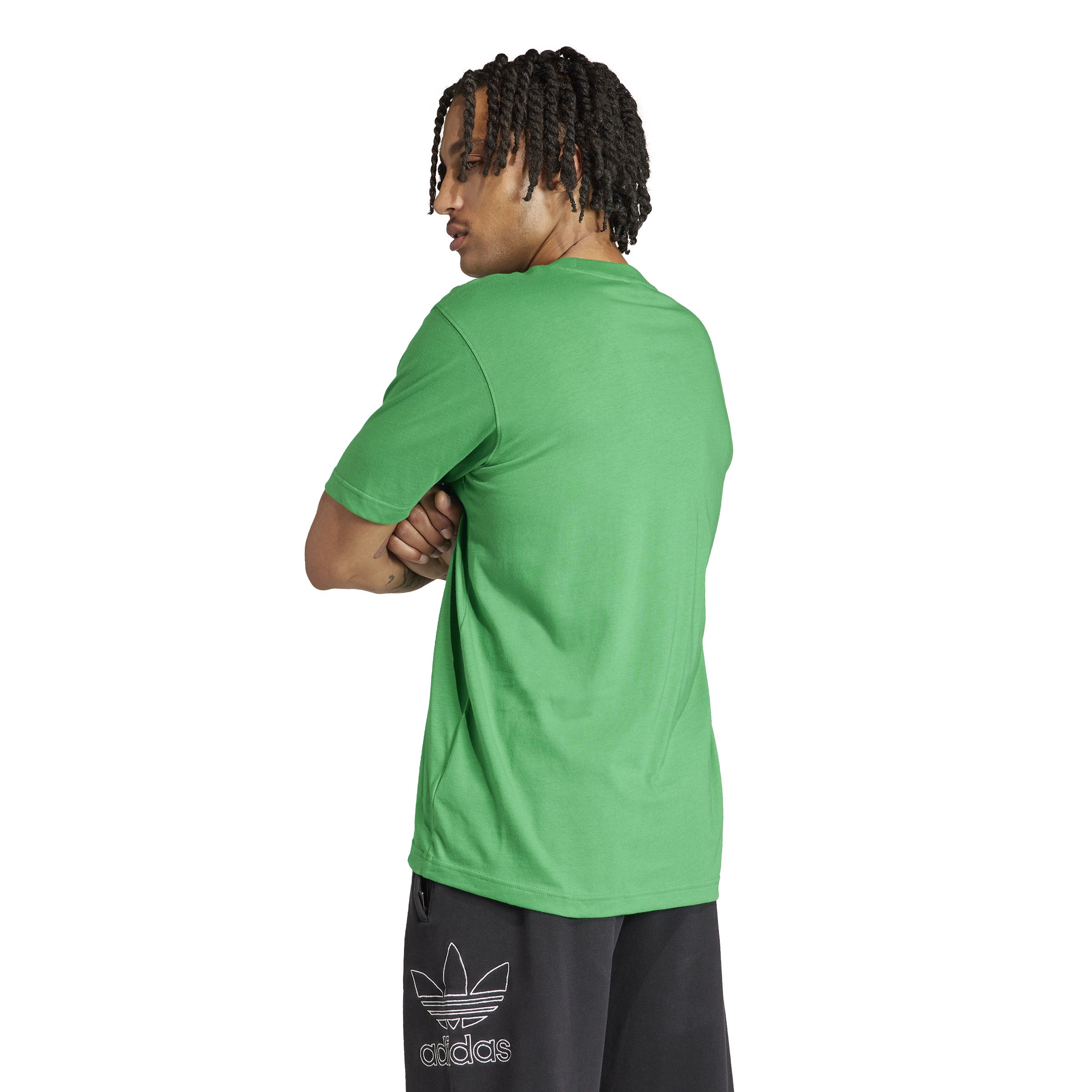 Men's Adidas ADICOLOR TREFOIL TEE (Green)