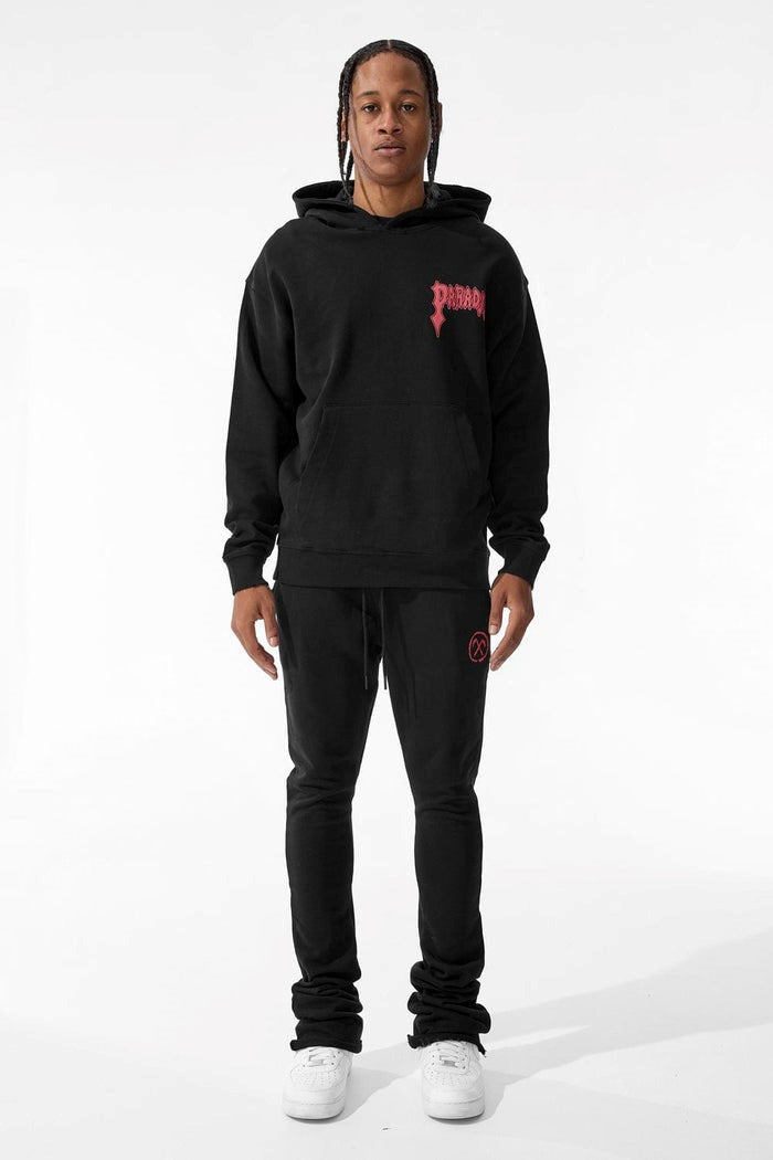 MENS JORDAN CRAIG AFTERLIFE PULLOVER HOODIE (NOIR)