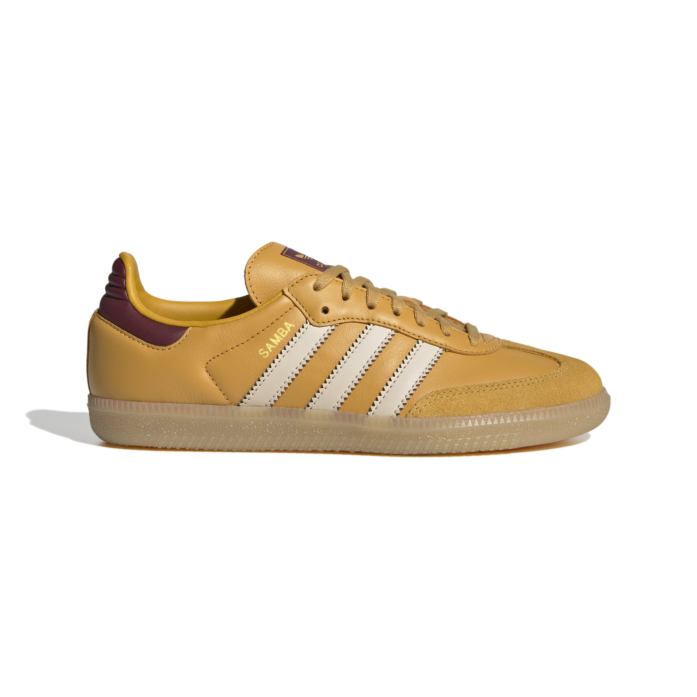 KIDS ADIDAS SAMBA OG J (PRELOVED YELLOW / CRYSTAL SAND / SHADOW RED)