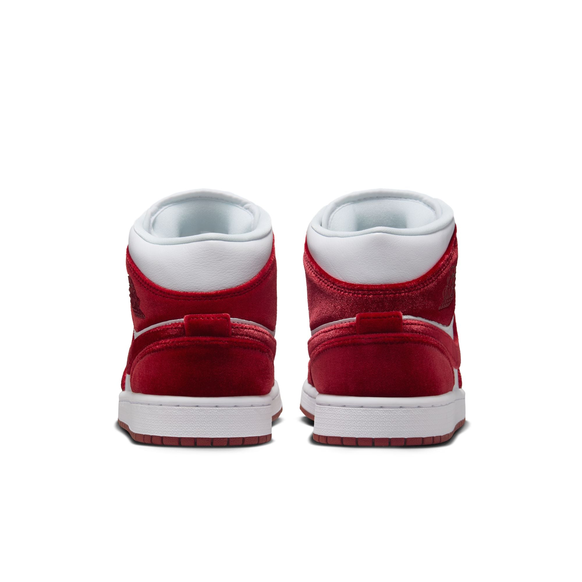 WOMENS AIR JORDAN 1 MID SE RED VELVET