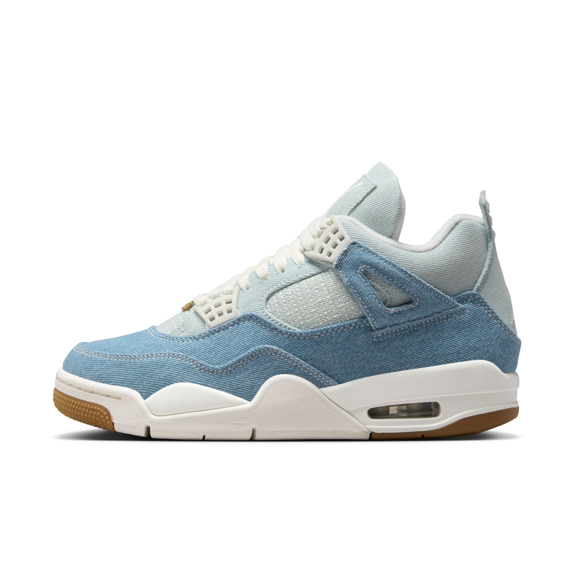 WOMENS AIR JORDAN 4 RETRO DENIM (WORN BLUE)