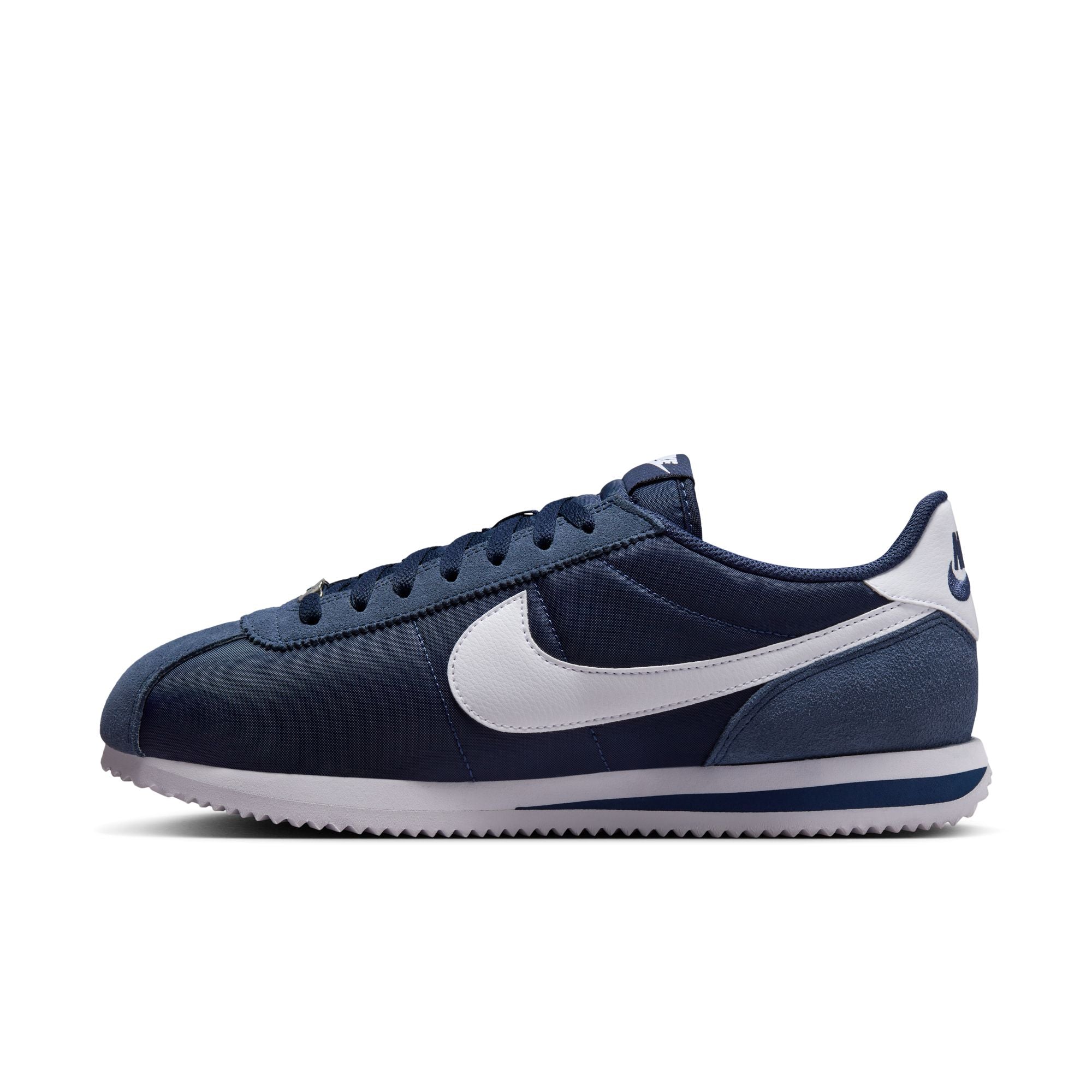 MENS NIKE CORTEZ TXT (MIDNIGHT NAVY/WHITE)