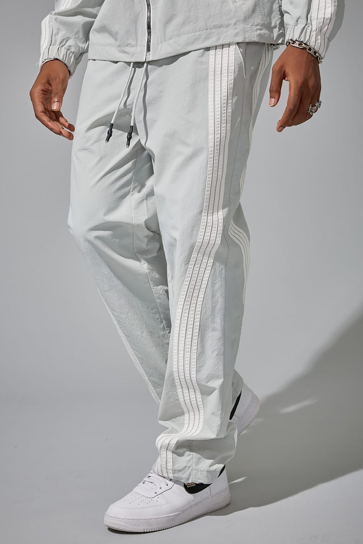 MENS JORDAN CRAIG VELOCITY TRACKSUIT (LIGHT GREY)