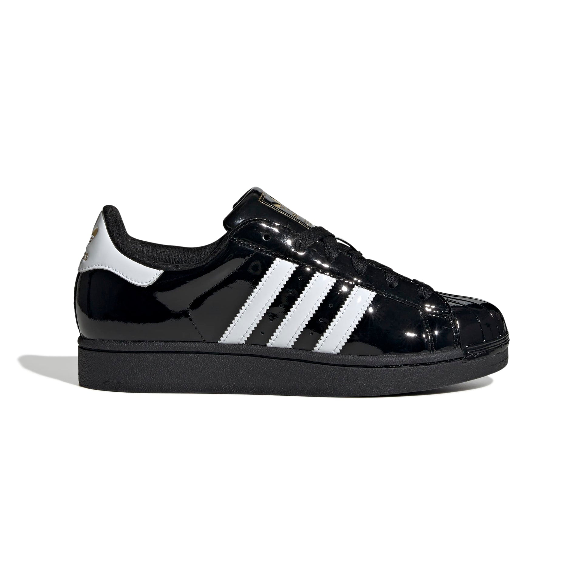 WOMENS ADIDAS SUPERSTAR II (CORE BLACK / CLOUD WHITE / GOLD METALLIC)