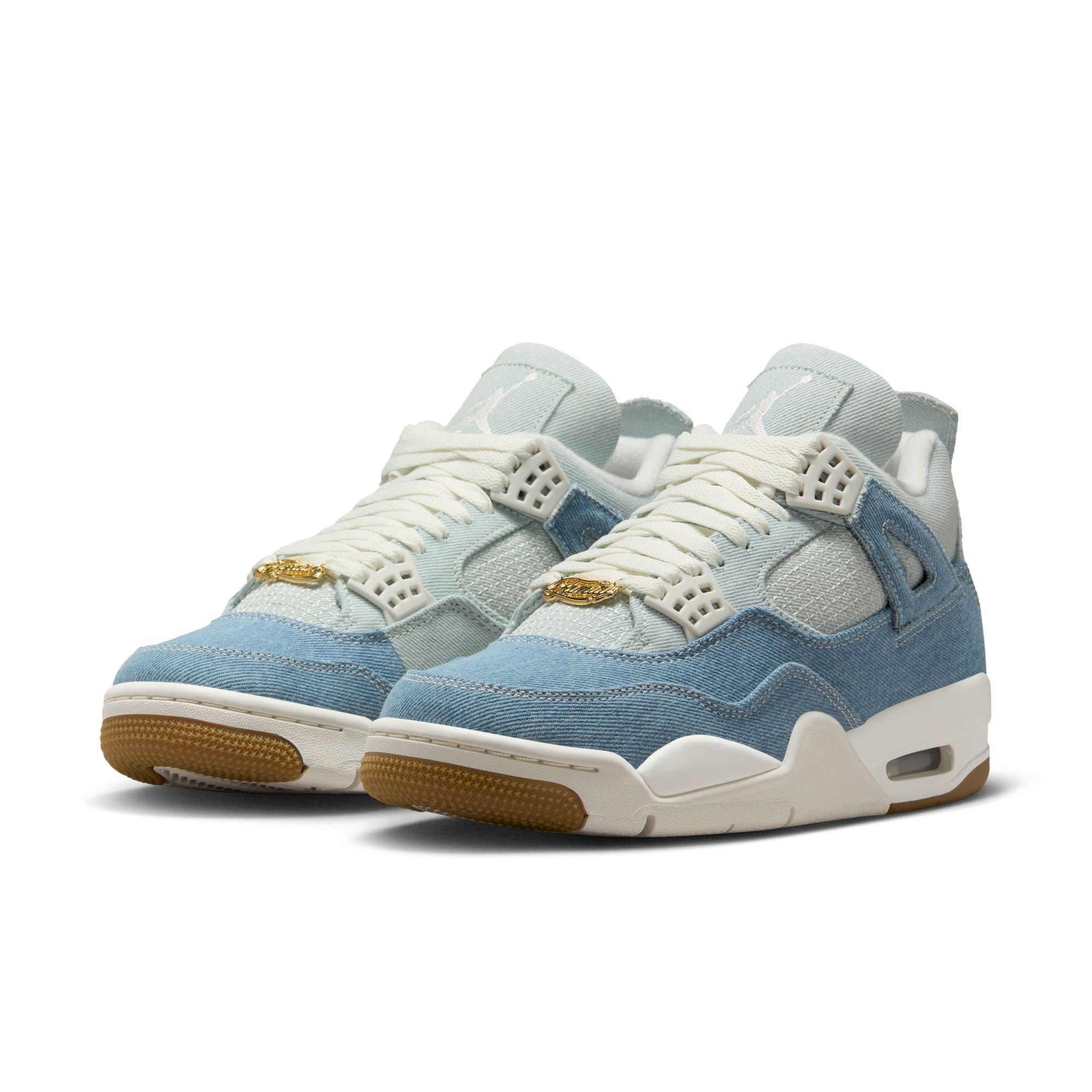 WOMENS AIR JORDAN 4 RETRO DENIM (WORN BLUE)