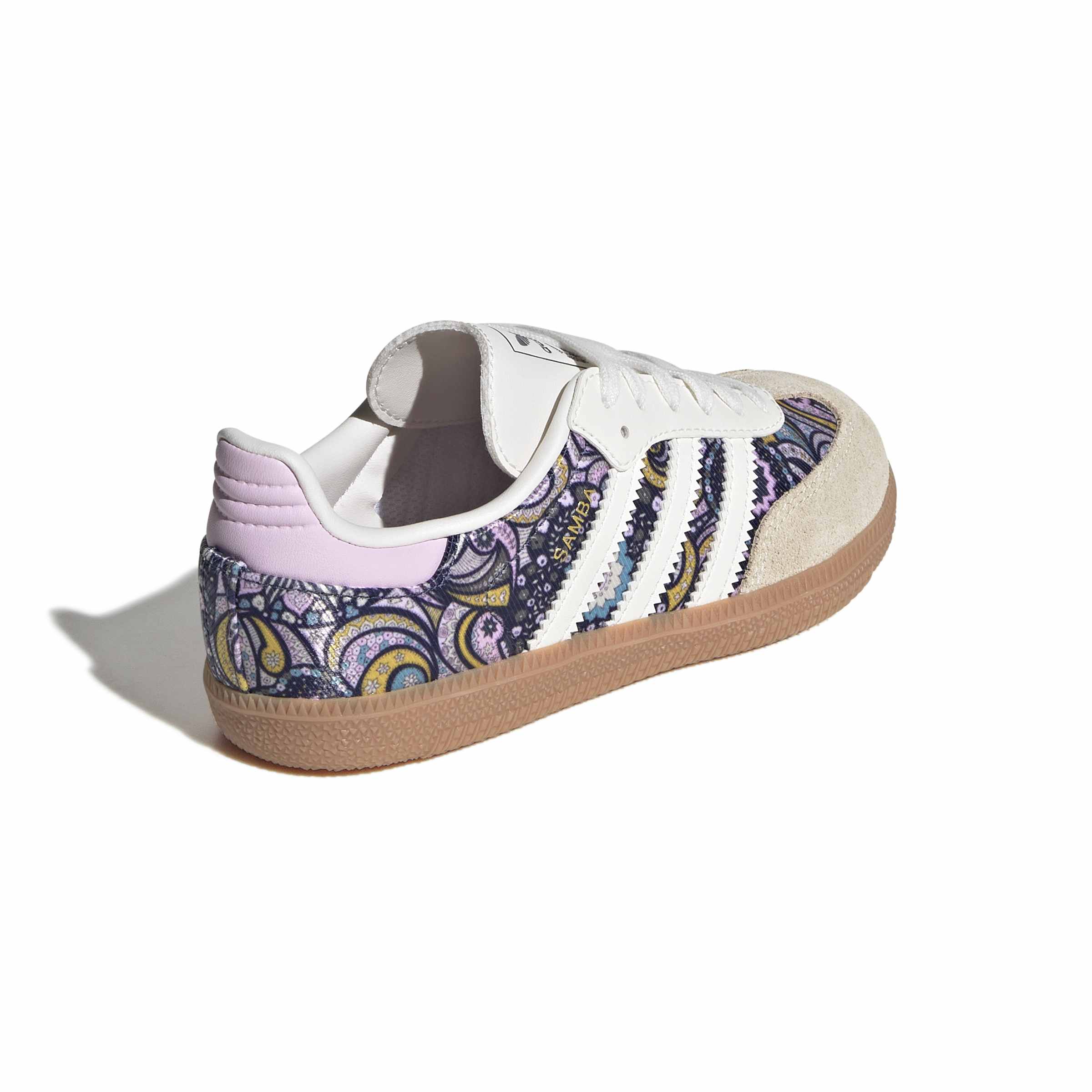 KIDS ADIDAS LIBERTY LONDON SAMBA OG LACE C (WHITE/PURPLE)