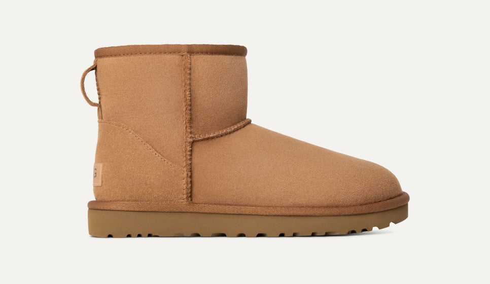 WOMENS UGG CLASSIC MINI II BOOT (CHESTNUT)