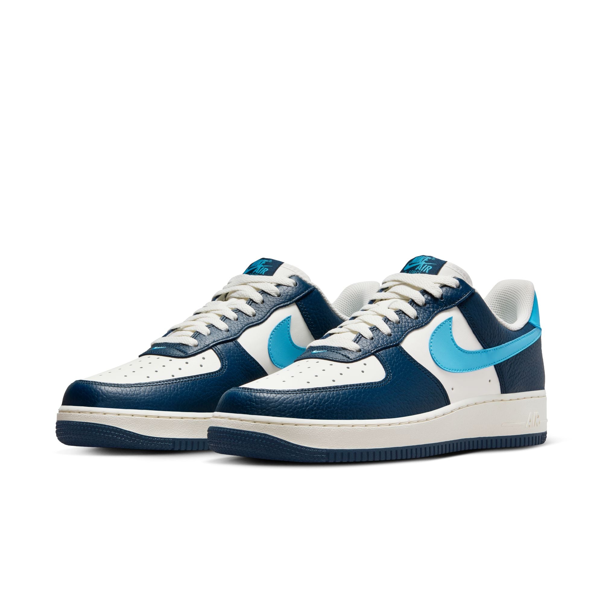 MENS NIKE AIR FORCE 1 '07 (ARMORY NAVY/BALTIC BLUE/SAIL/PALE IVORY)