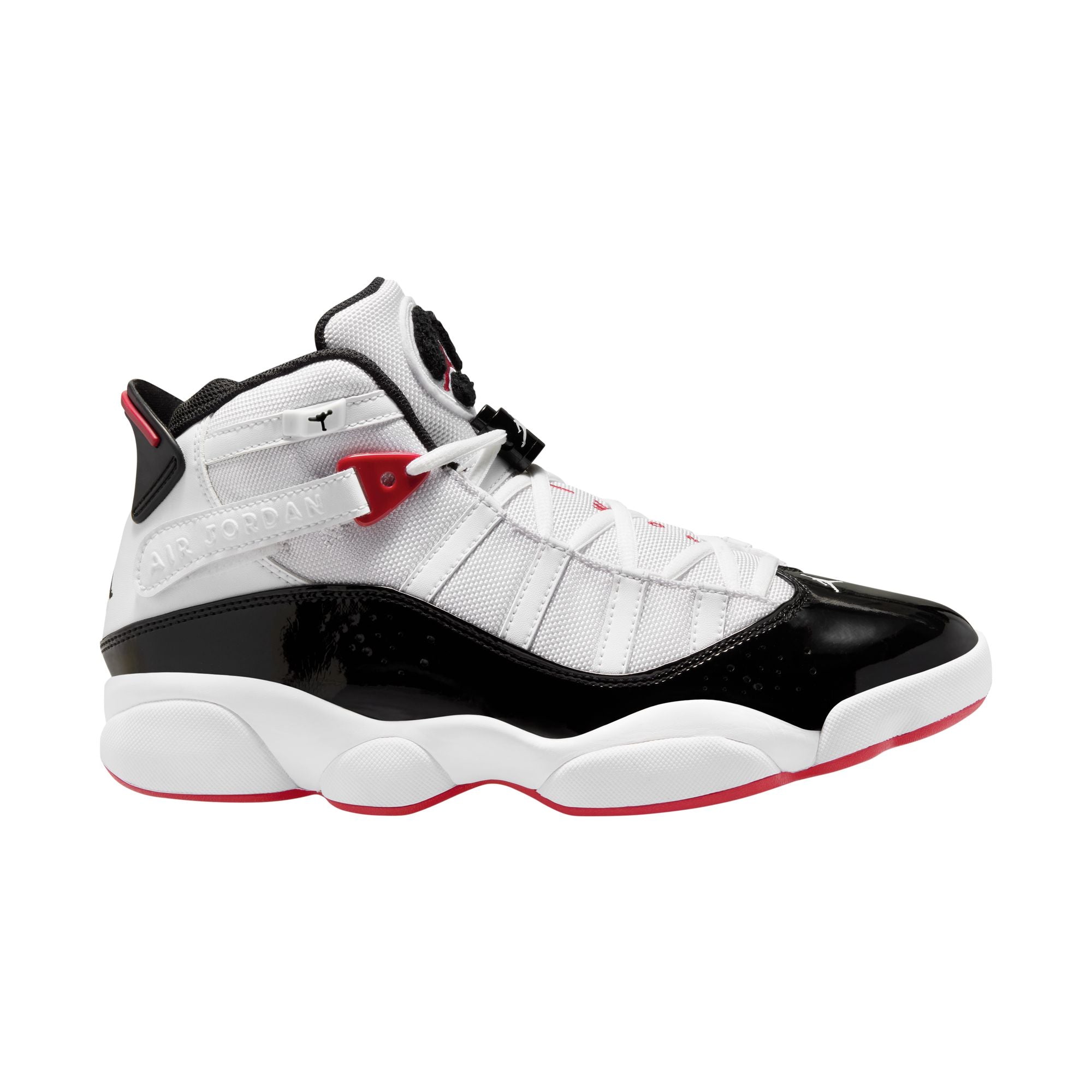 MENS JORDAN 6 RINGS (WHITE/BLACK/VARSITY RED)