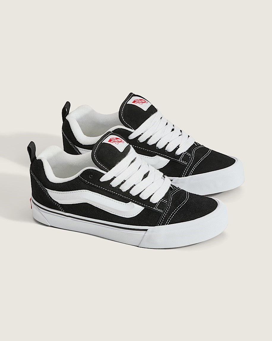 MENS KNU SKOOL SUEDE SHOE (BLACK/WHITE)