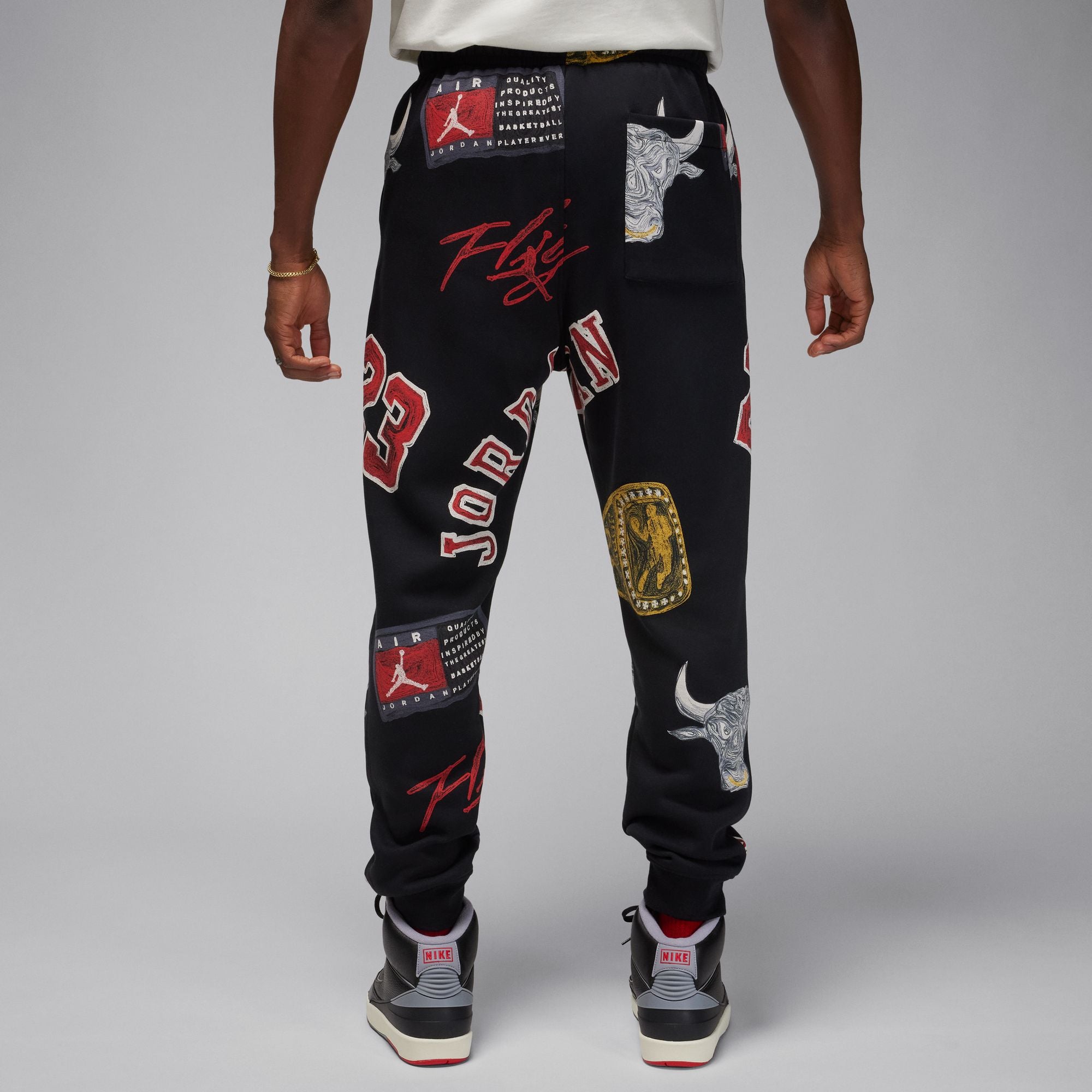 Men's Jordan Brooklyn Fleece Sweatpants (Black)