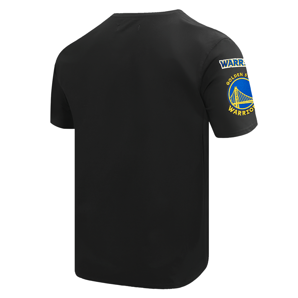 MENS GOLDEN STATE WARRIORS OLD ENGLISH T-SHIRT (BLACK)