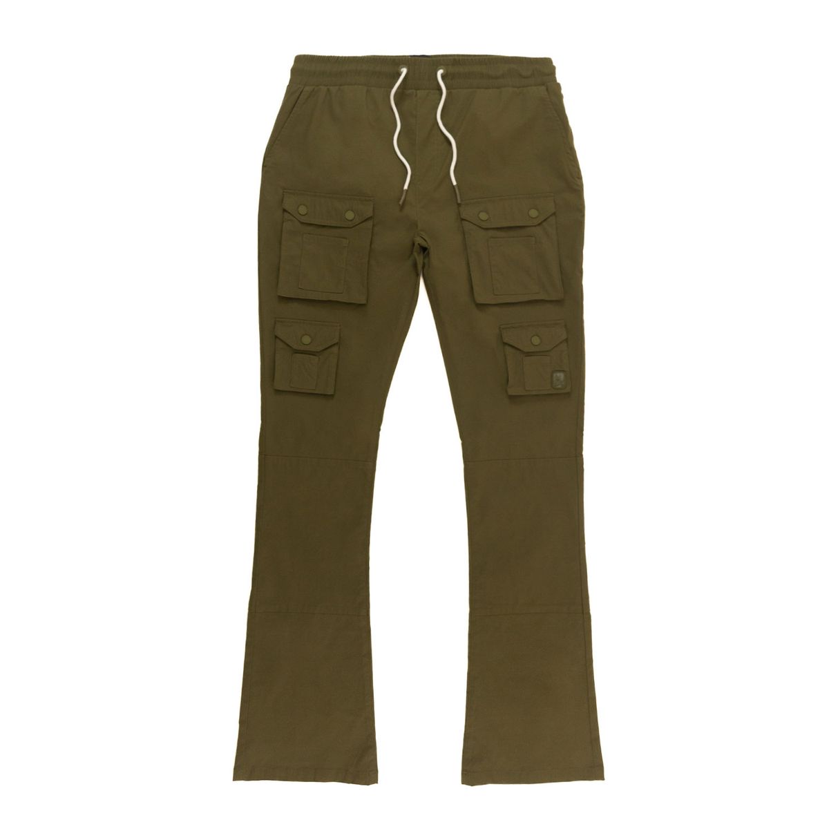 MENS MAKOBI COLTON 34” STACK NYLON/SPANDEX SWEAT PANT (OLIVE)