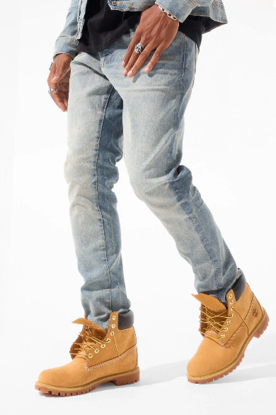 MENS JORDAN CRAIG COLLINS FIT MEADOWLANDS PURE DENIM (ANTIQUE)