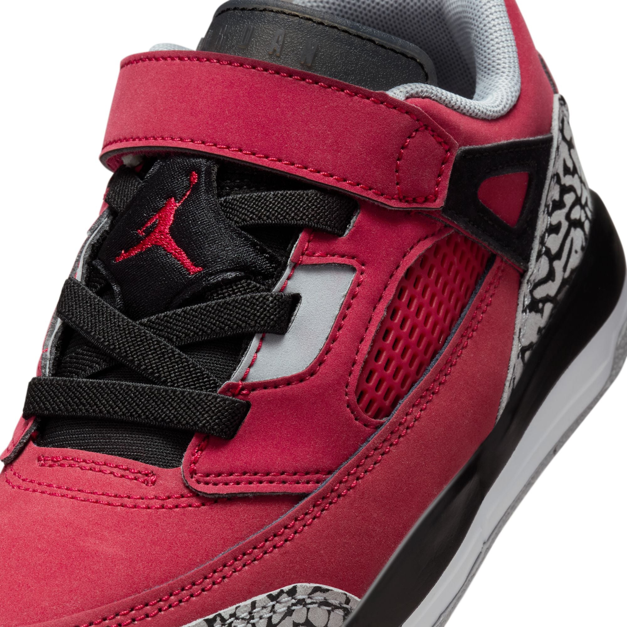 KIDS JORDAN SPIZIKE LOW PS (GYM RED/BLACK/WOLF GREY)