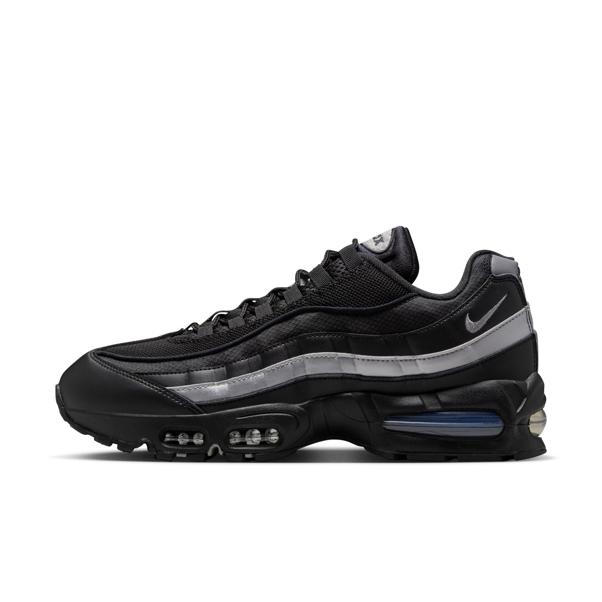 MENS NIKE AIR MAX 95 BIG BUBBLE (BLACK/METALLIC SILVER/WHITE)