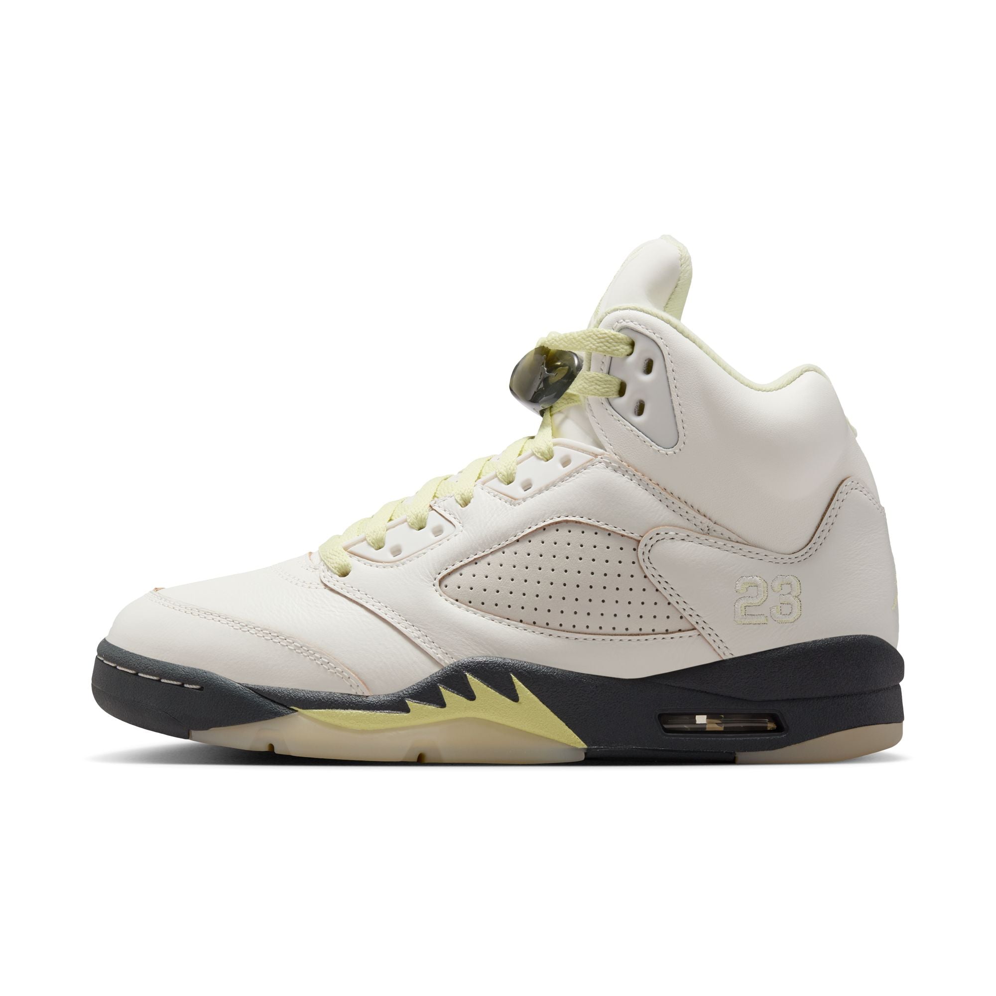 WOMENS AIR JORDAN 5 RETRO (LUMINOUS GREEN)