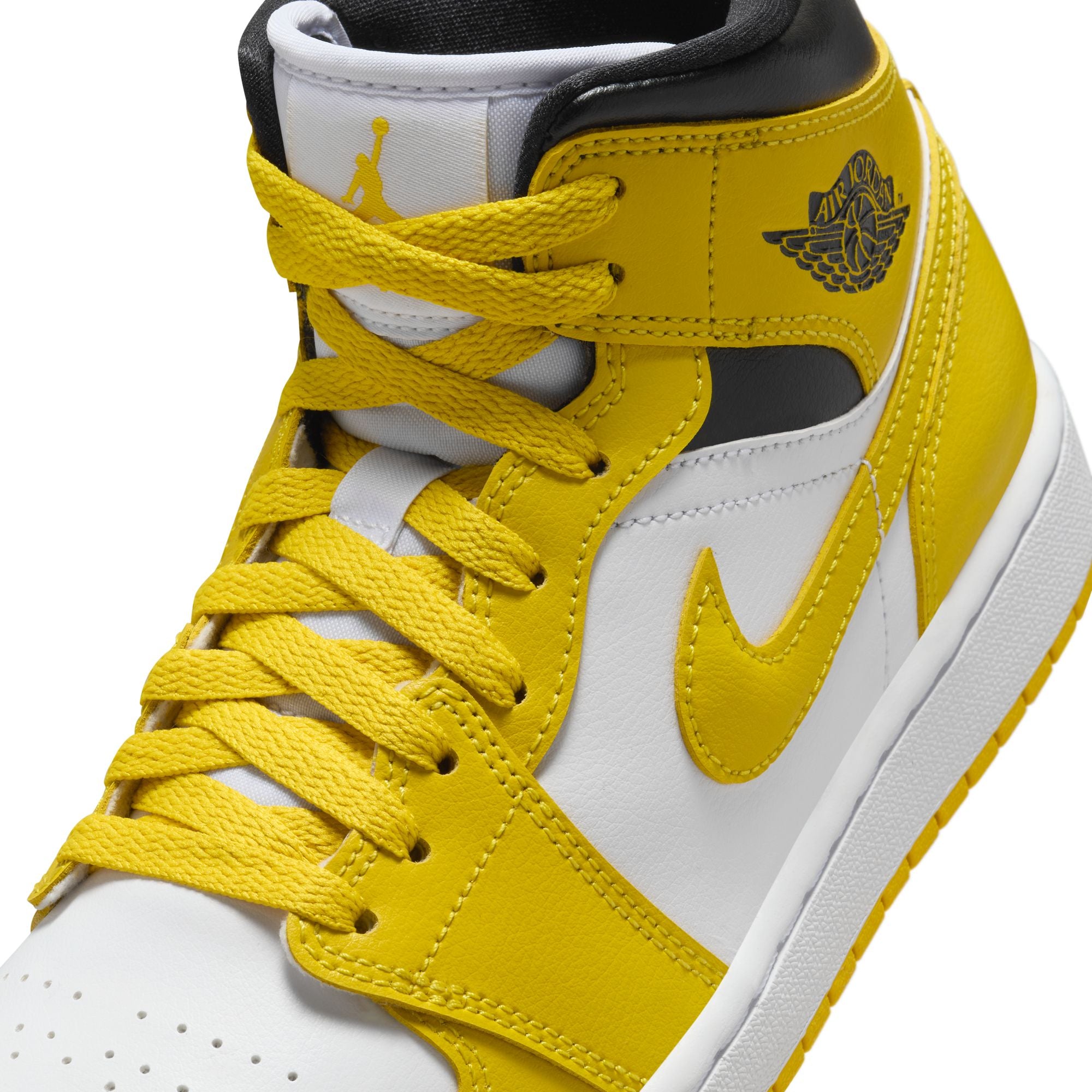 WOMENS AIR JORDAN 1 MID (VIVID SULFUR)