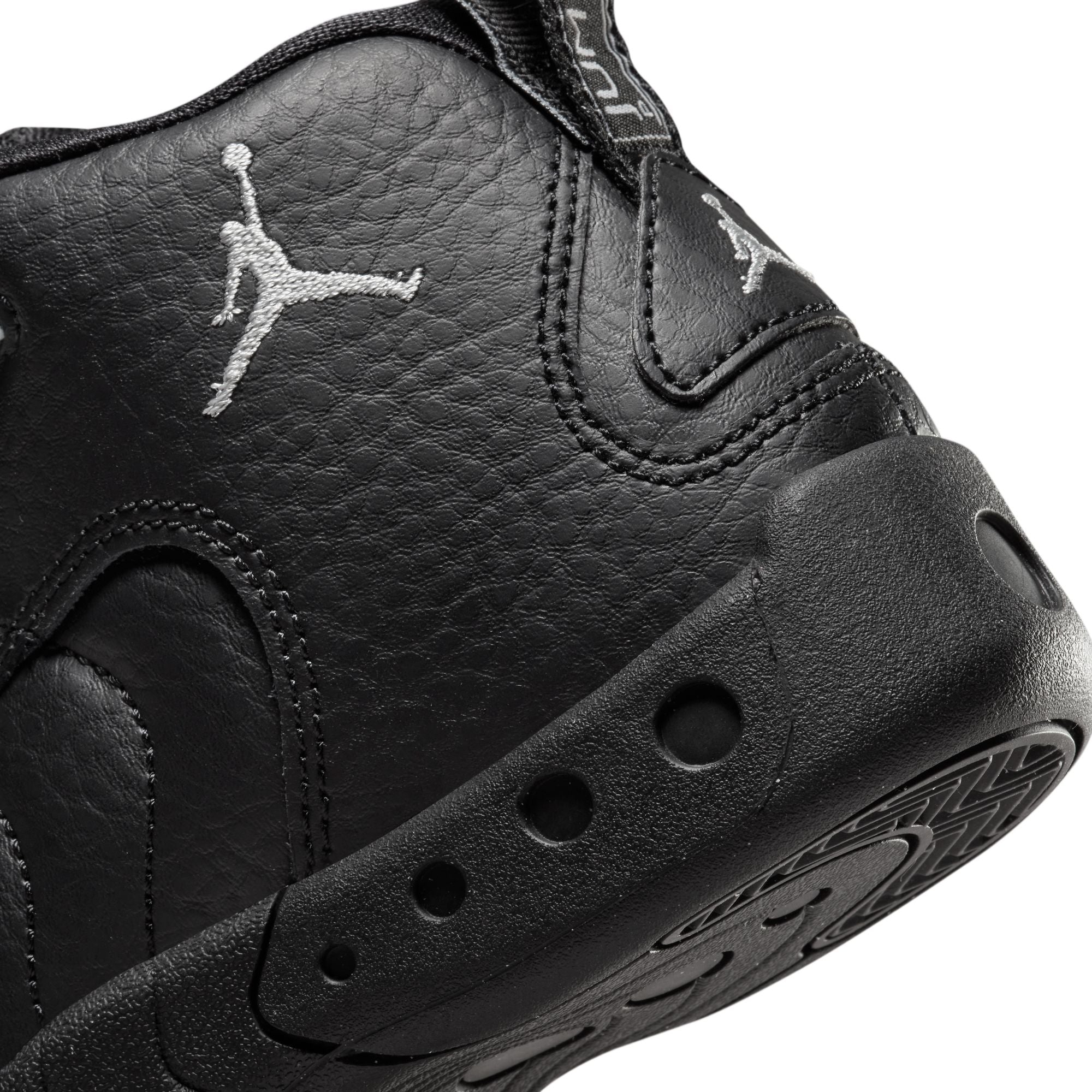 KIDS JORDAN JUMPMAN PRO PS (BLACK/WHITE/METALLIC SILVER)