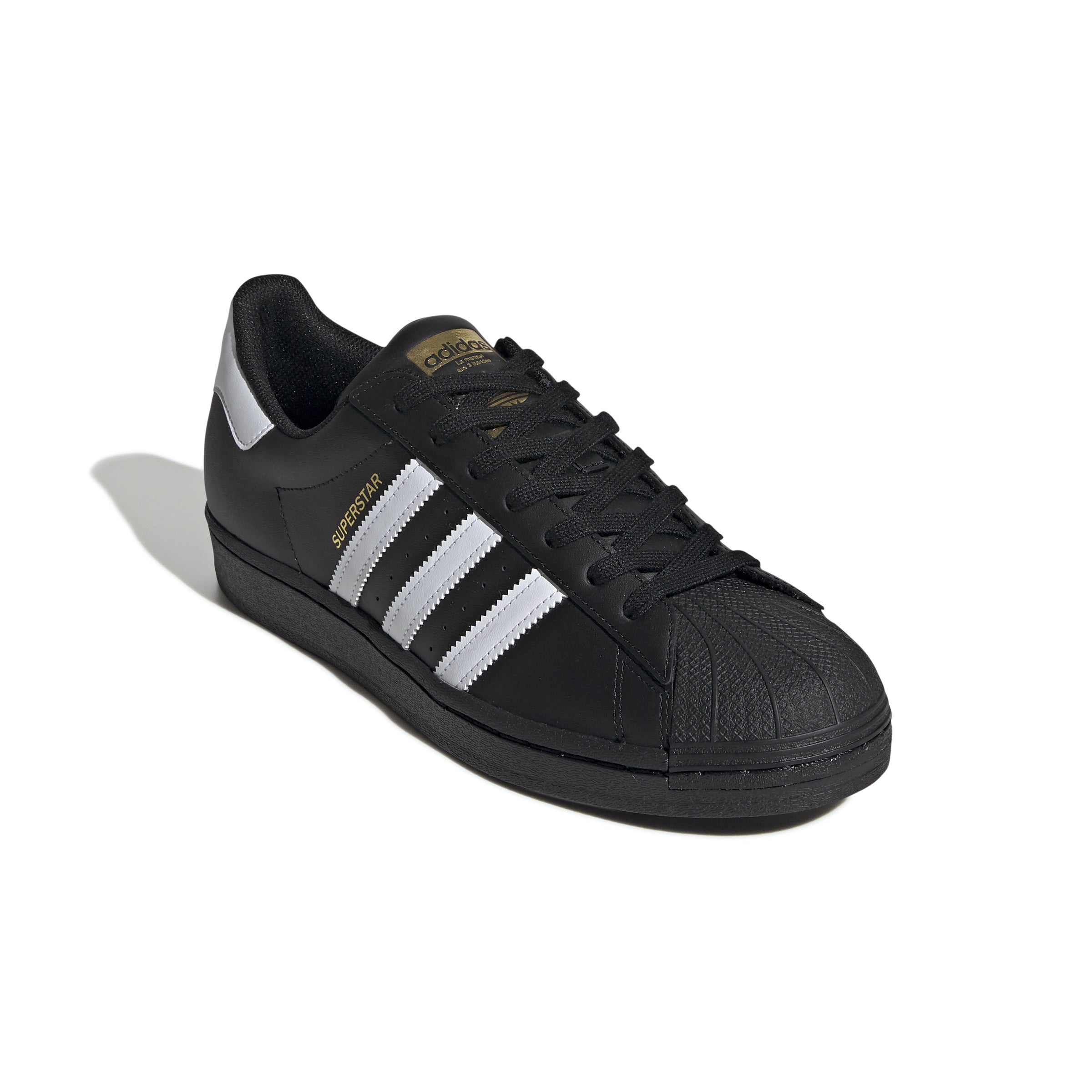 MENS ADIDAS SUPERSTAR (CORE BLACK/CLOUD WHITE)