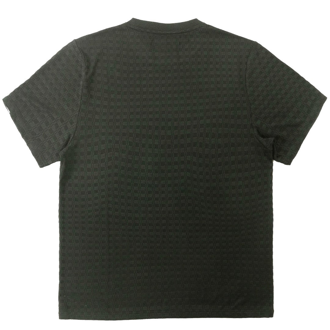 MENS MAKOBI MODENA KNIT CREWNECK T-SHIRT (BLACK/WHITE)