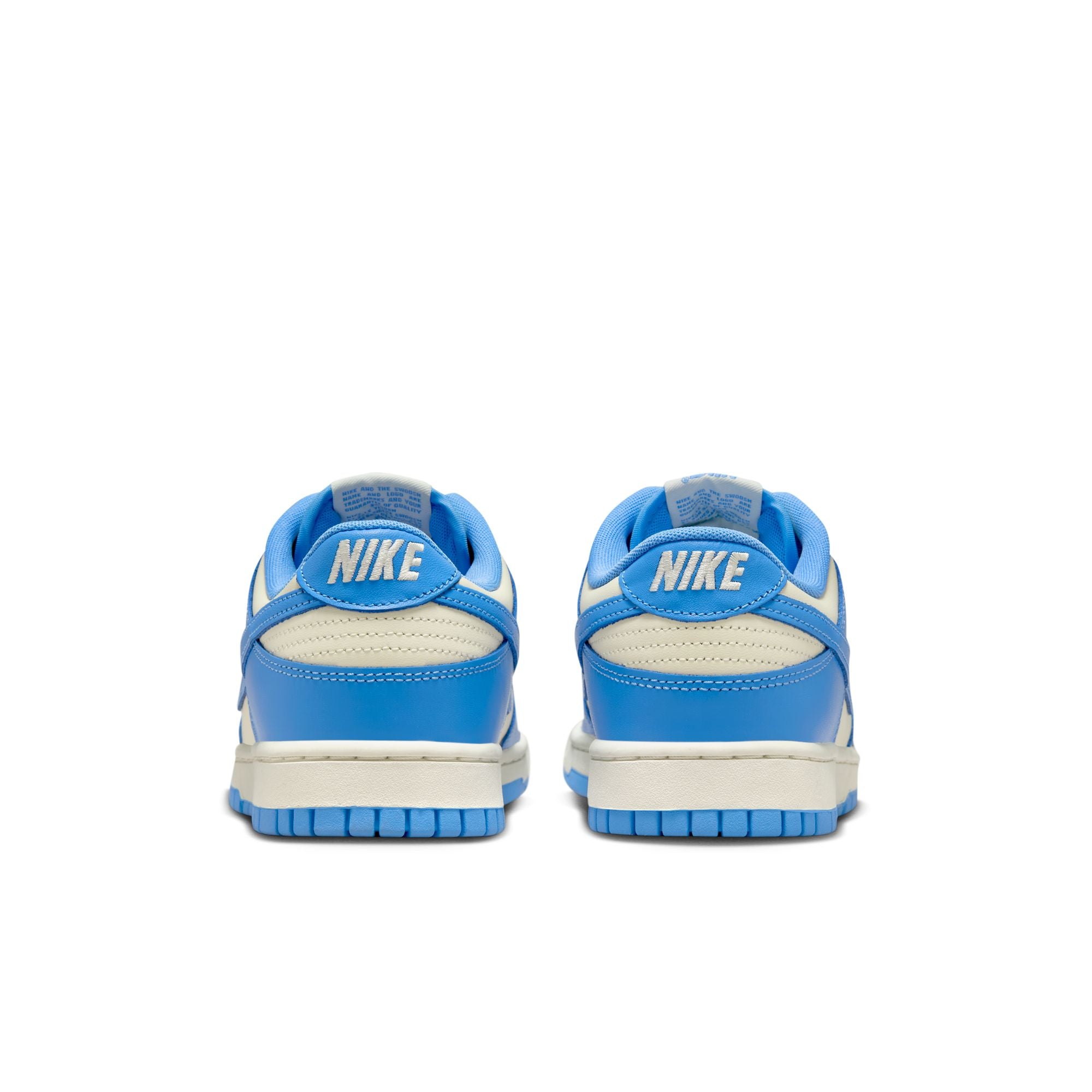 MENS NIKE DUNK LOW RETRO (COCONUT MILK/UNIVERSITY BLUE)