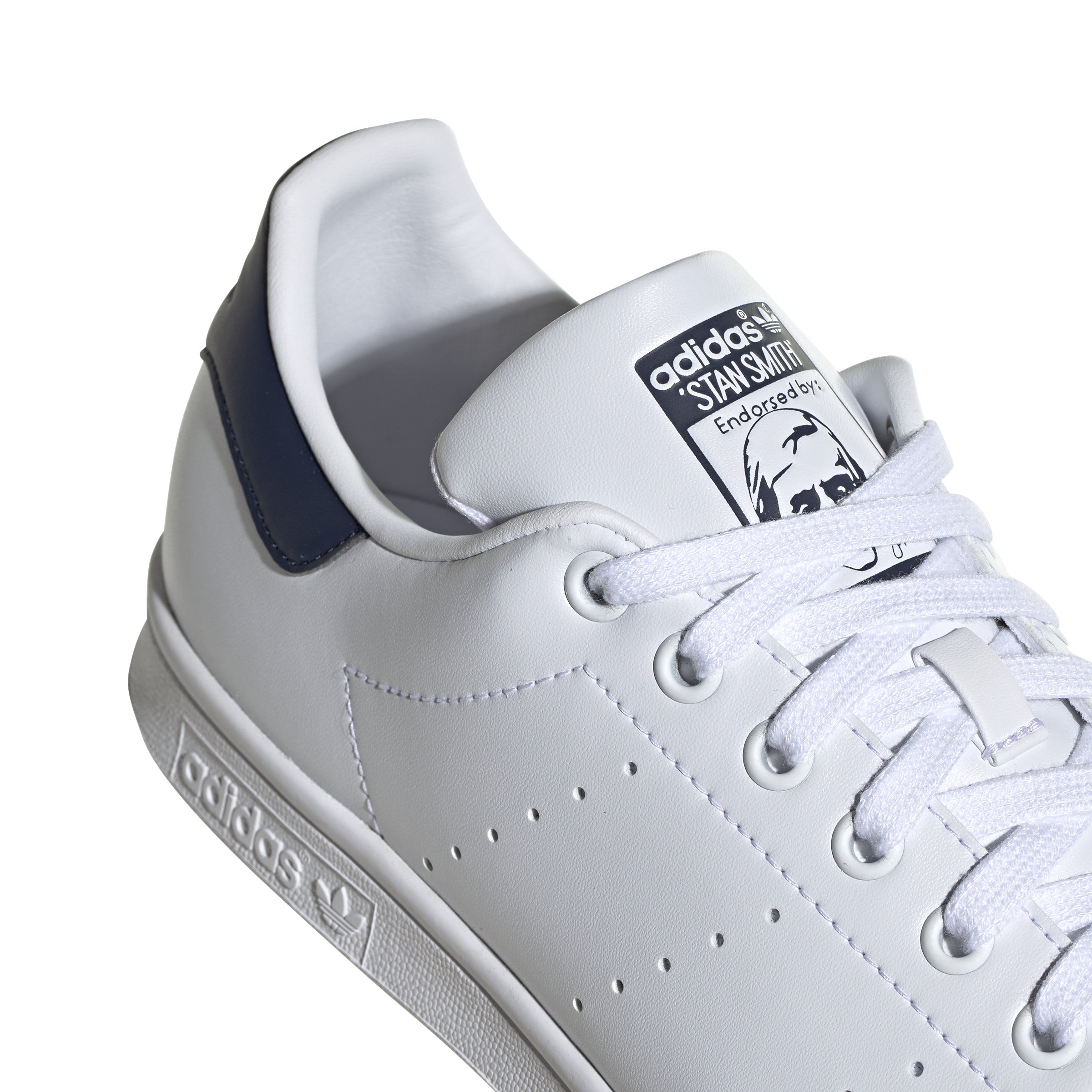 Men's Adidas STAN SMITH (Cloud White / Cloud White / Collegiate Navy)