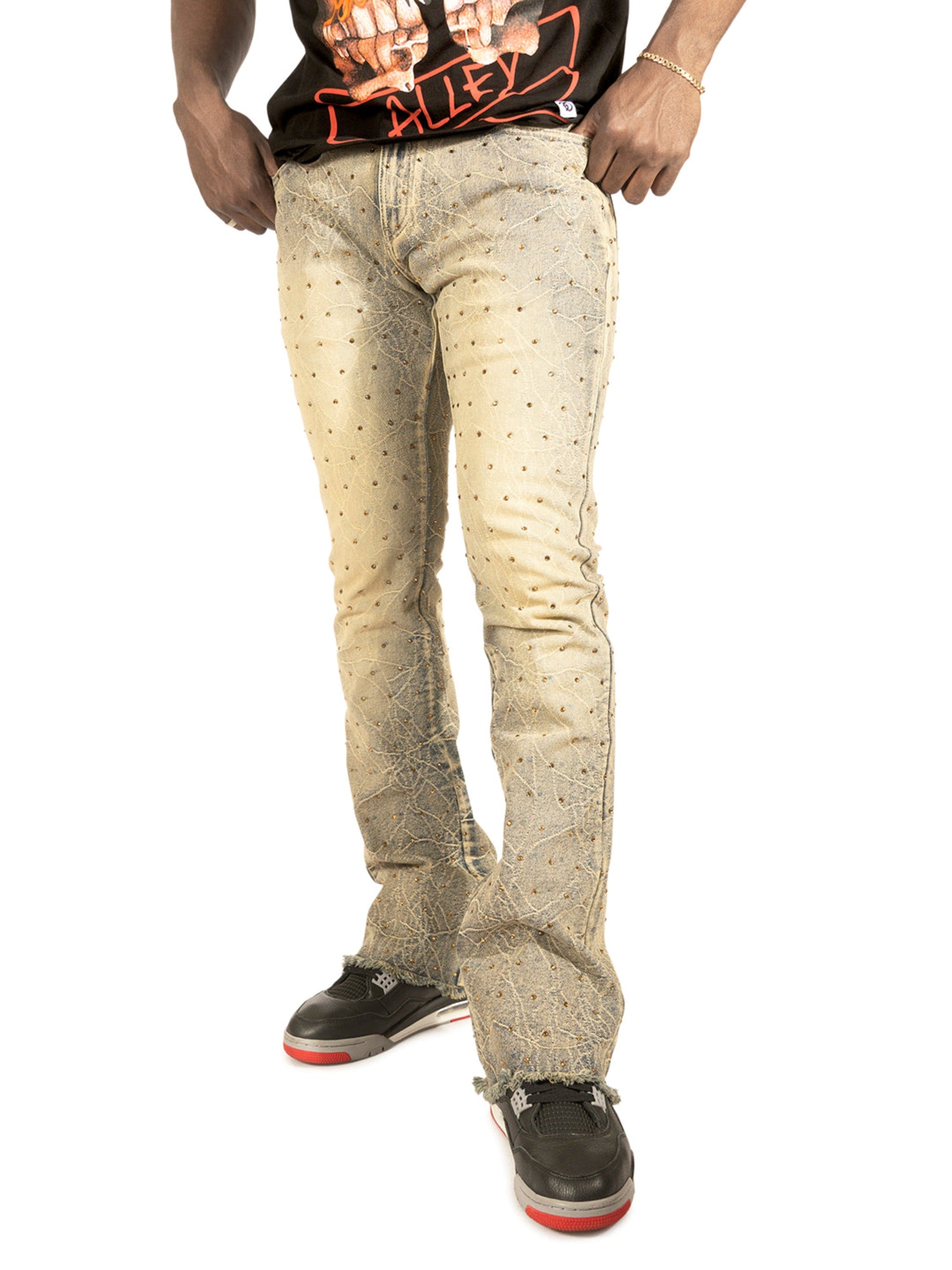 MENS FROST ORIGINALS ROMANO STACKED STONE JEAN (DIRT)