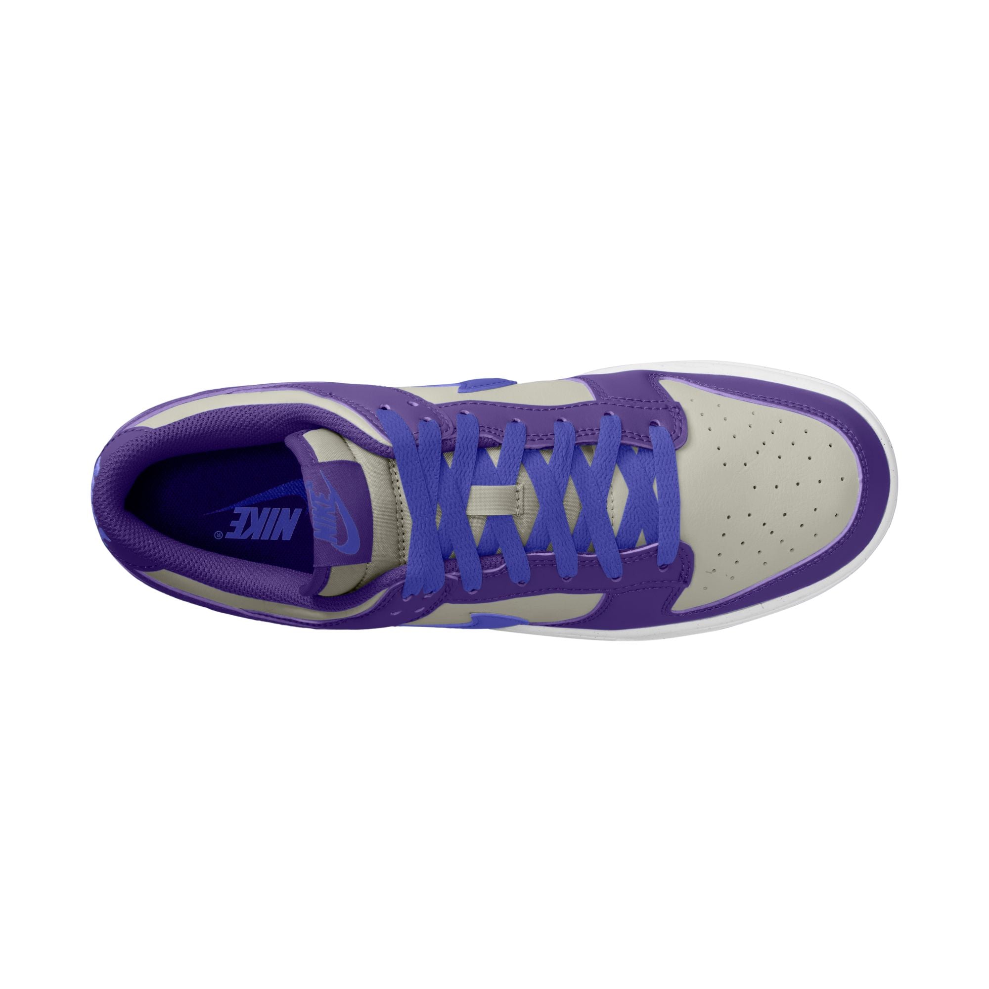 MENS NIKE DUNK LOW RETRO (COLLEGE GREY/PERSIAN VIOLET/WILD GRAPE)