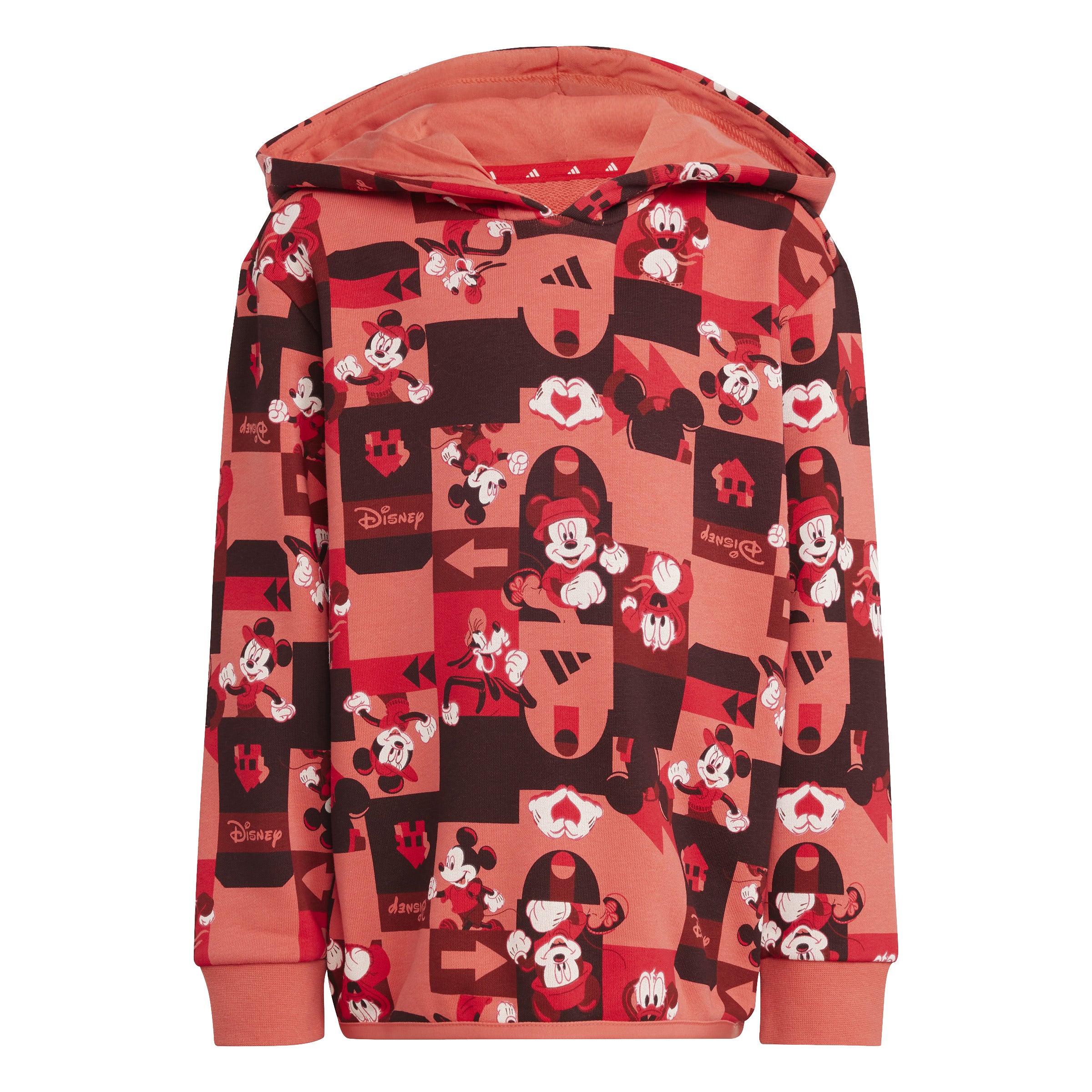 KIDS ADIDAS DISNEY MICKEY MOUSE PULLOVER SET (RED)