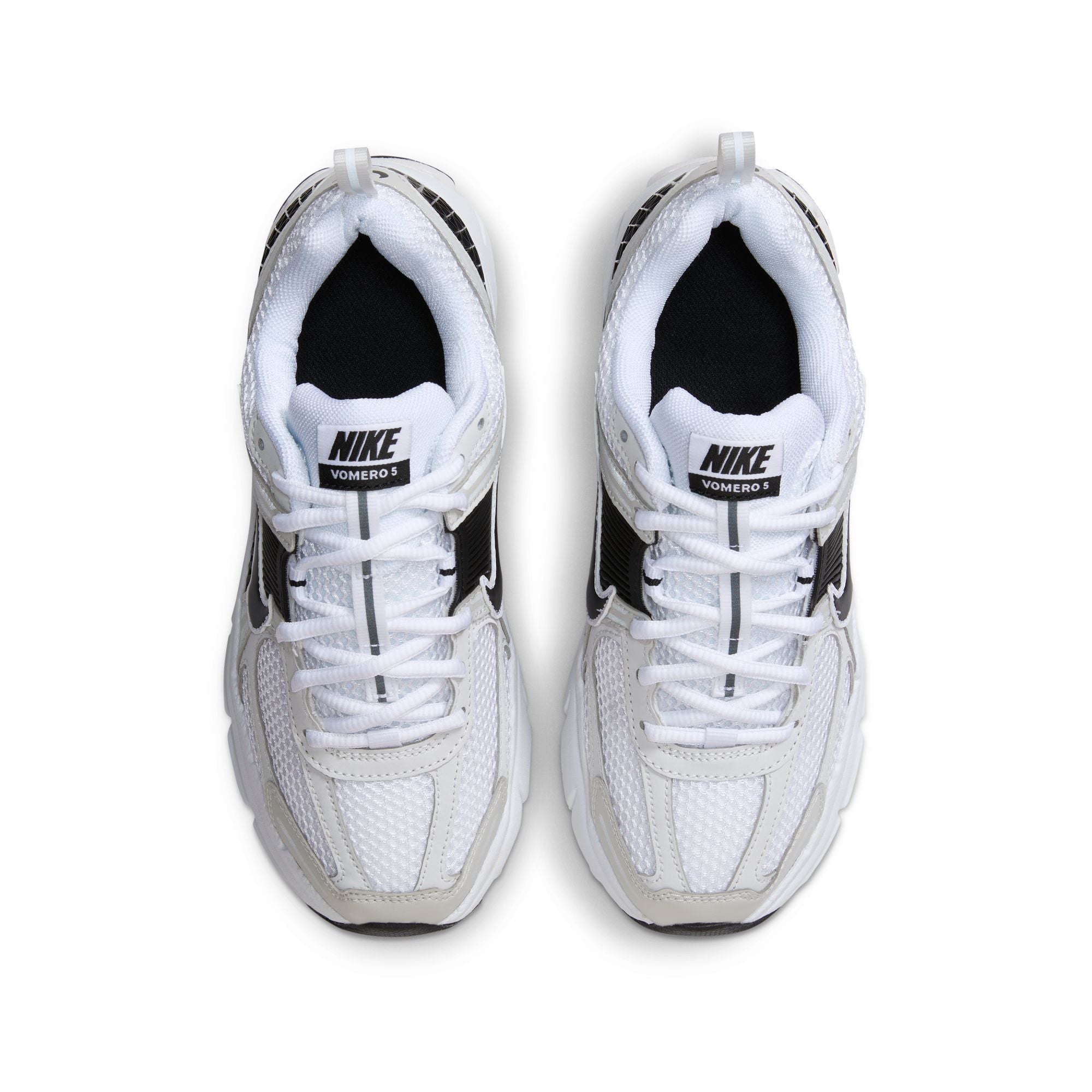 KIDS NIKE VOMERO GS (WHITE/BLACK/PLATINUM TINT)