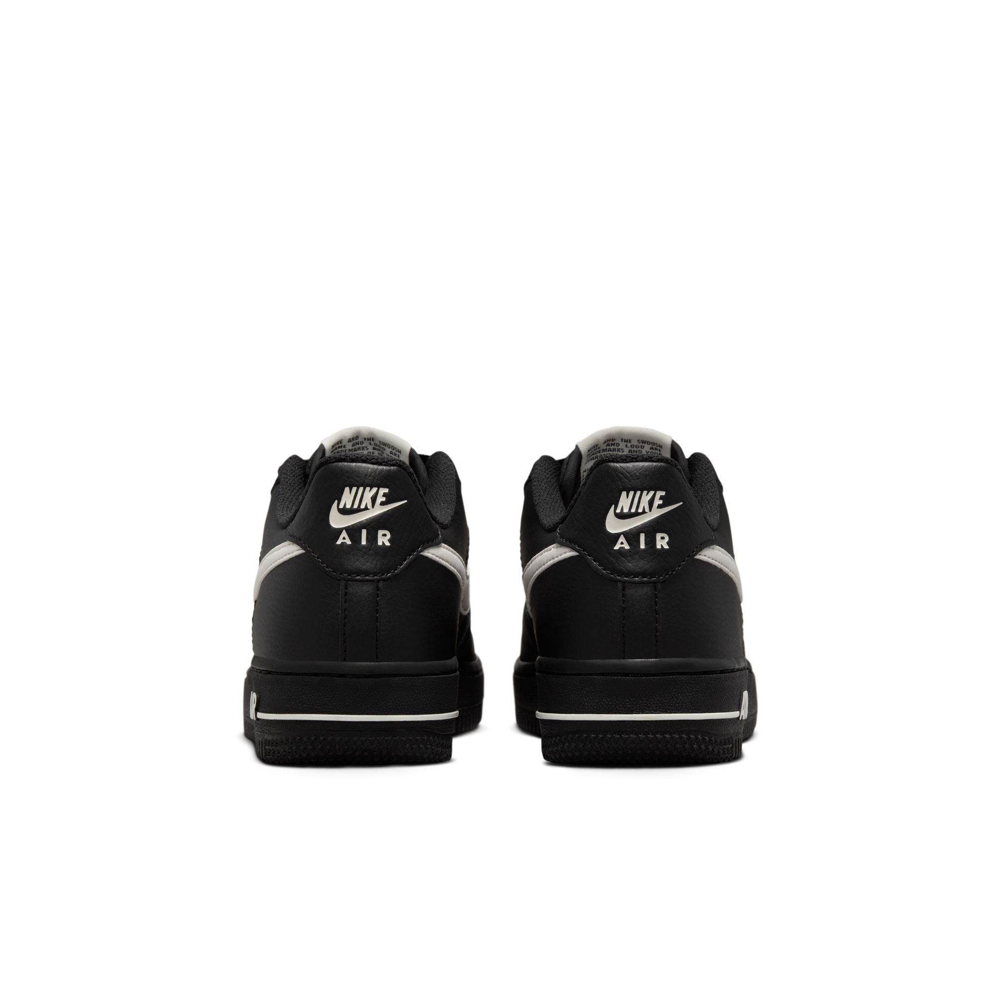 KIDS NIKE AIR FORCE 1 GS (BLACK/PHANTOM/UNIVERSITY RED)