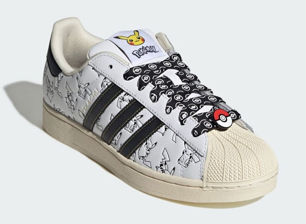 MENS POKÉMON X ADIDAS SUPERSTAR II (PIKACHU-WHITE)