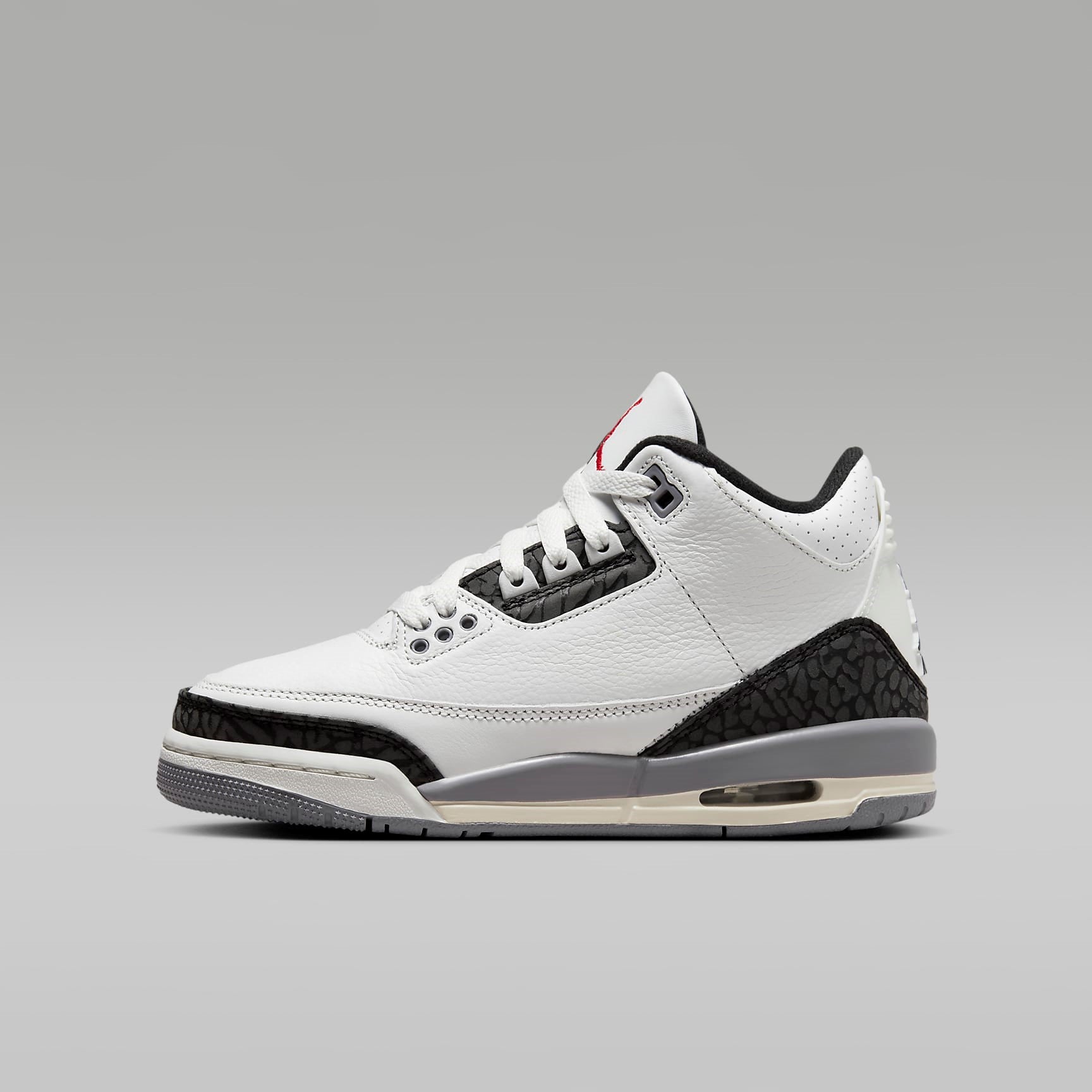 KIDS AIR JORDAN 3 RETRO GS (CEMENT GREY)