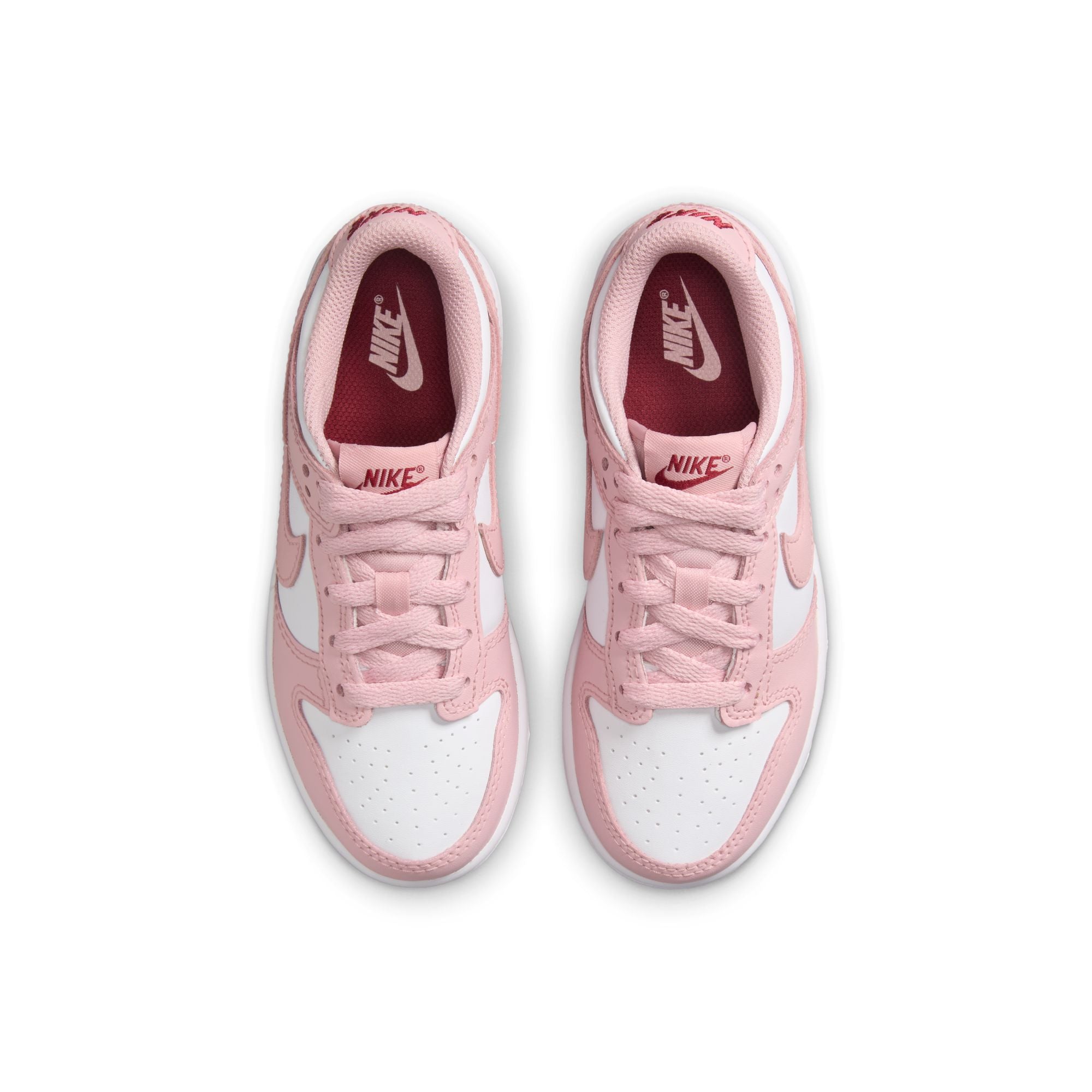 KIDS NIKE DUNK LOW BP (PINK GLAZE)